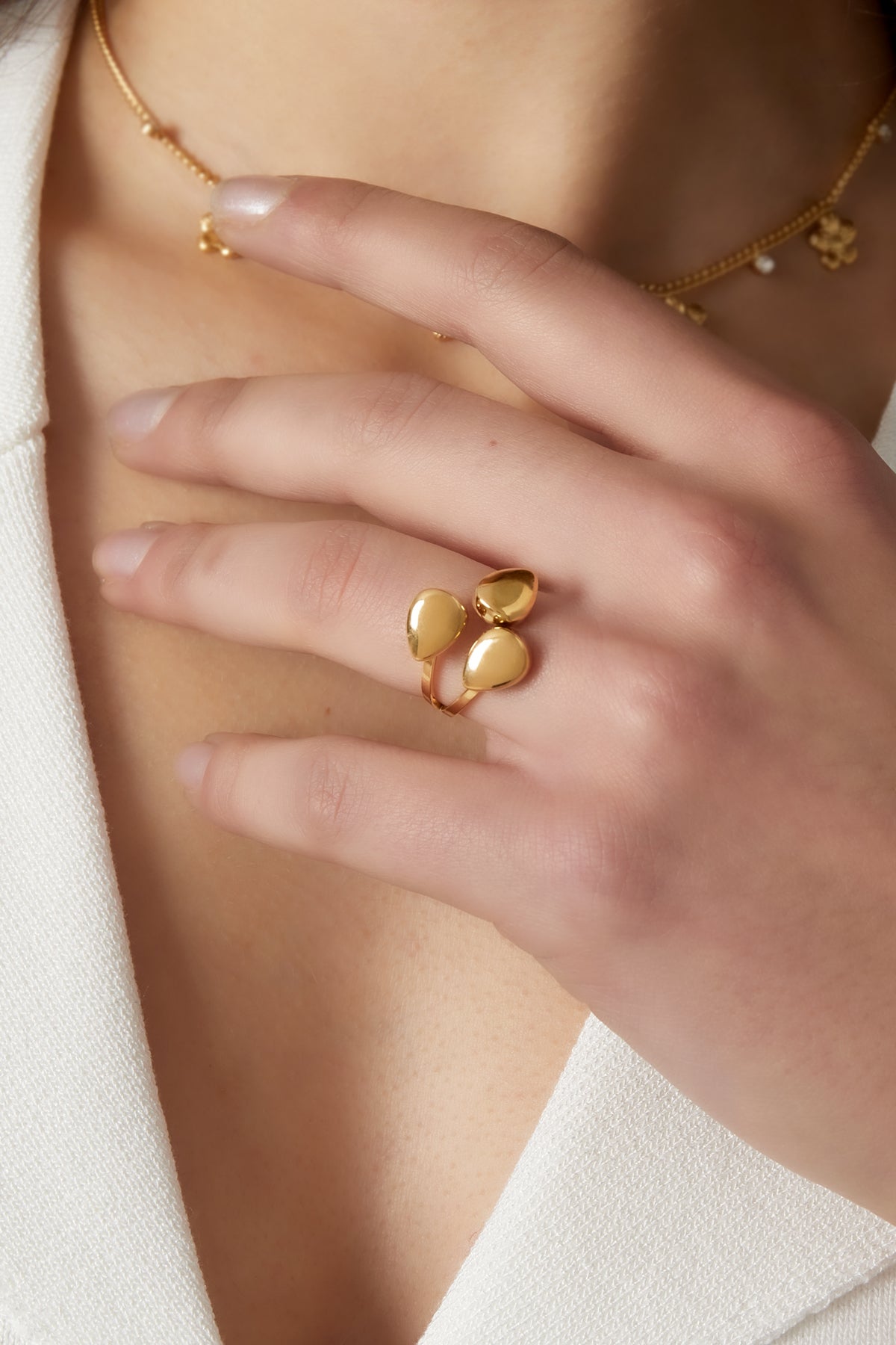 BAGUE ABELINIA ACIER