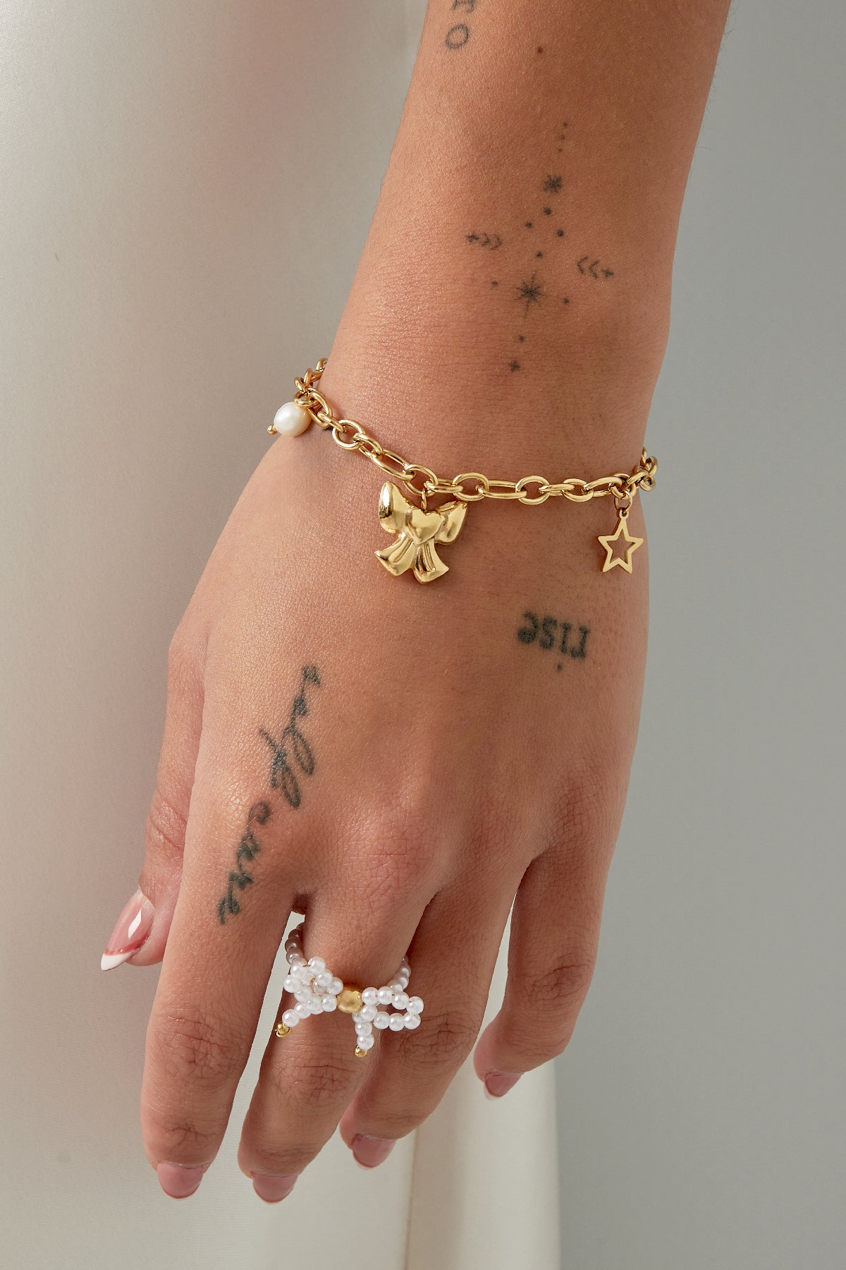 BRACELET NOVA ACIER OR