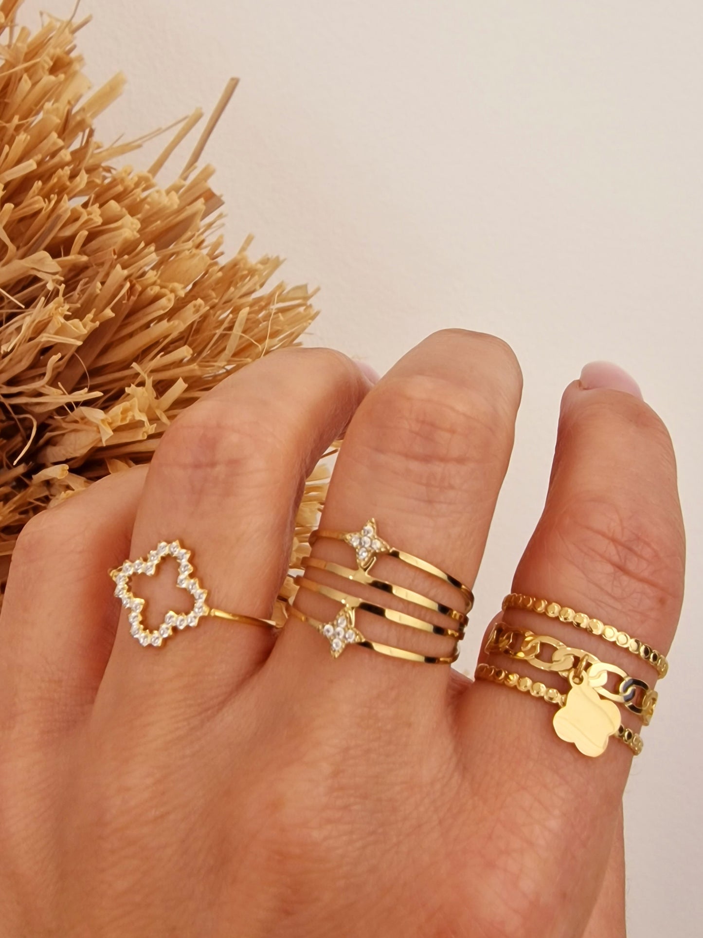 BAGUE MALOE ACIER