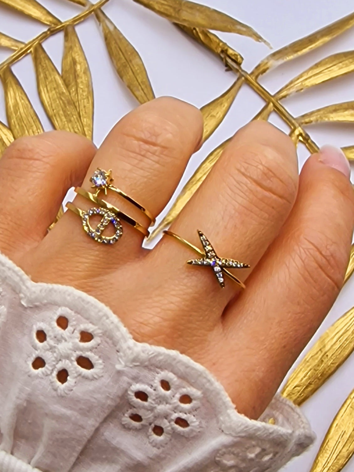 BAGUE ELYNN ACIER