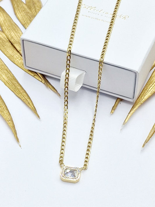 COLLIER MOLLY ACIER OR