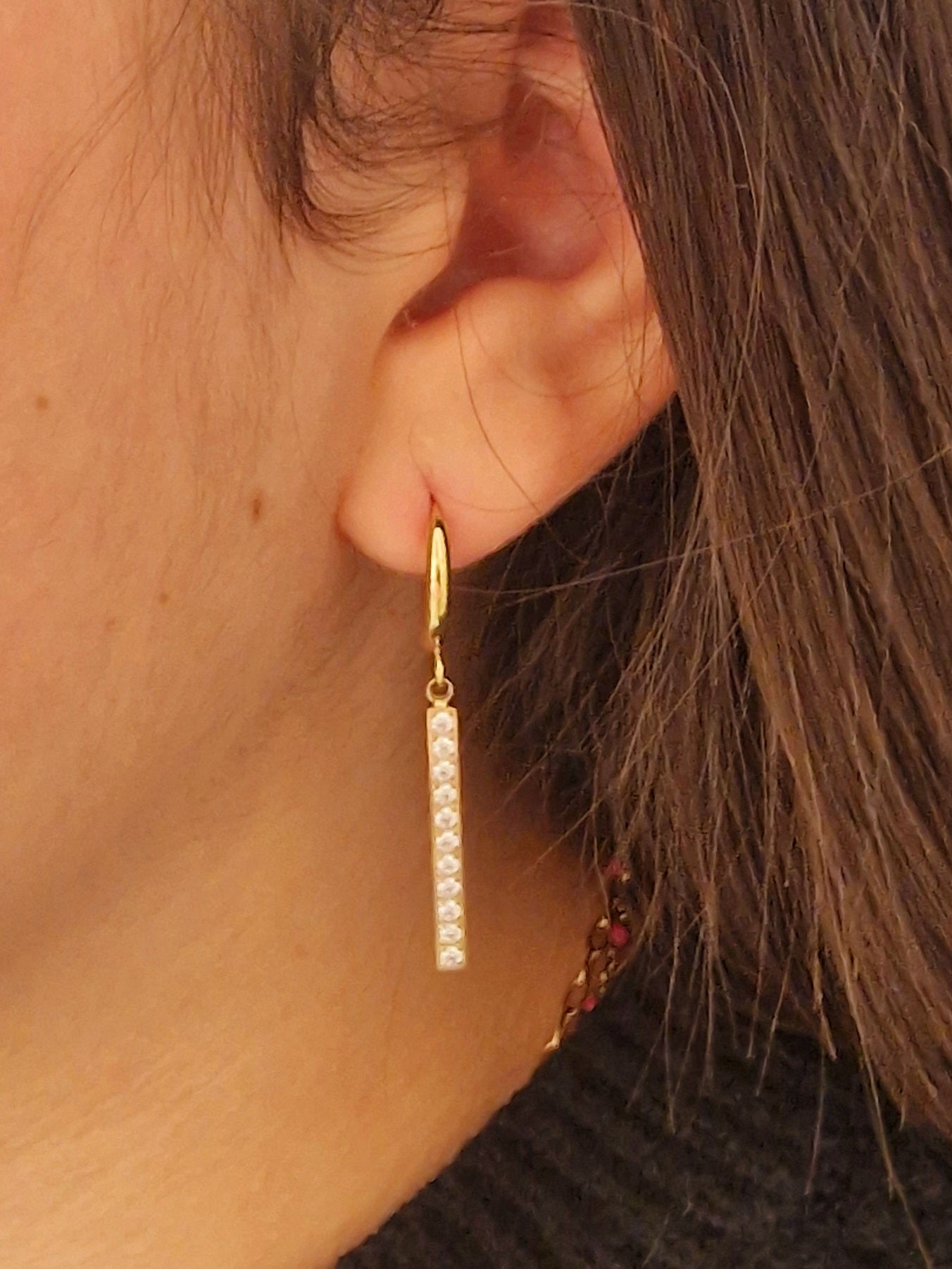 BOUCLES D'OREILLES IRYS ACIER