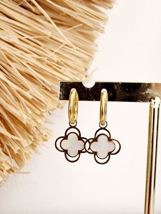 BOUCLES D'OREILLES HALIMA ACIER