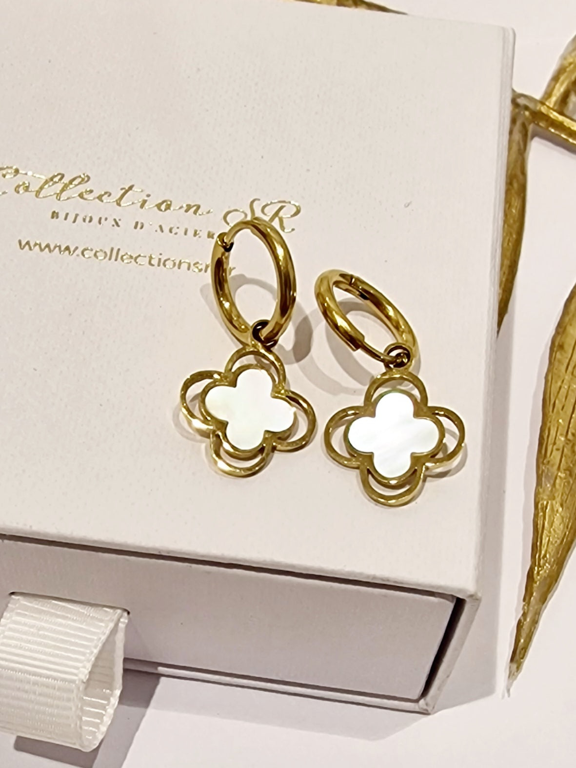 BOUCLES D'OREILLES HALIMA ACIER