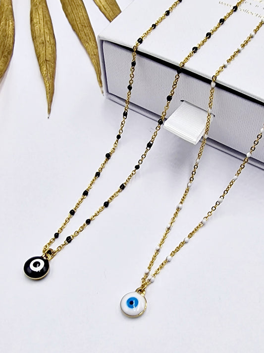 COLLIER TAMIA ACIER OR