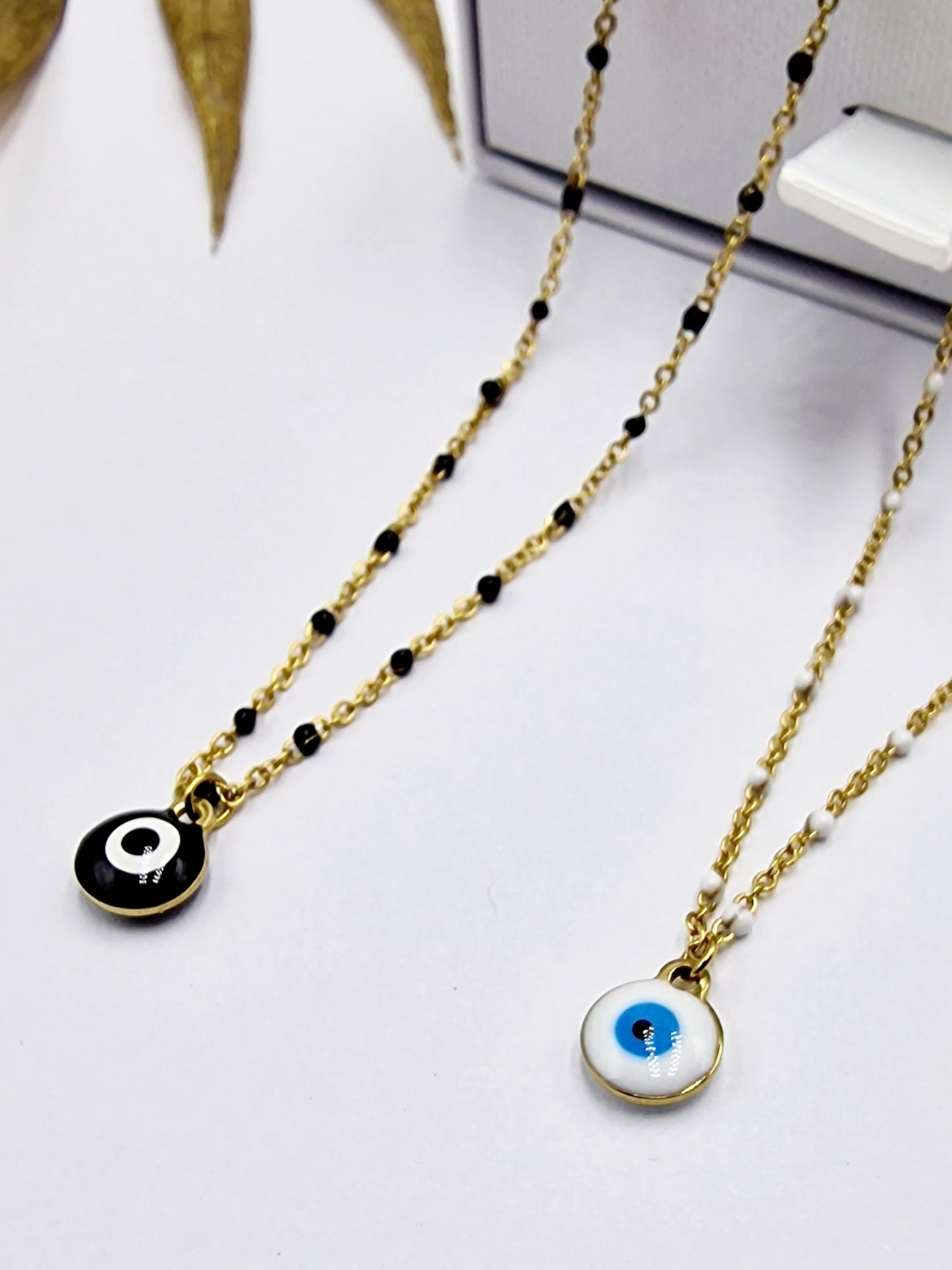 COLLIER TAMIA ACIER OR