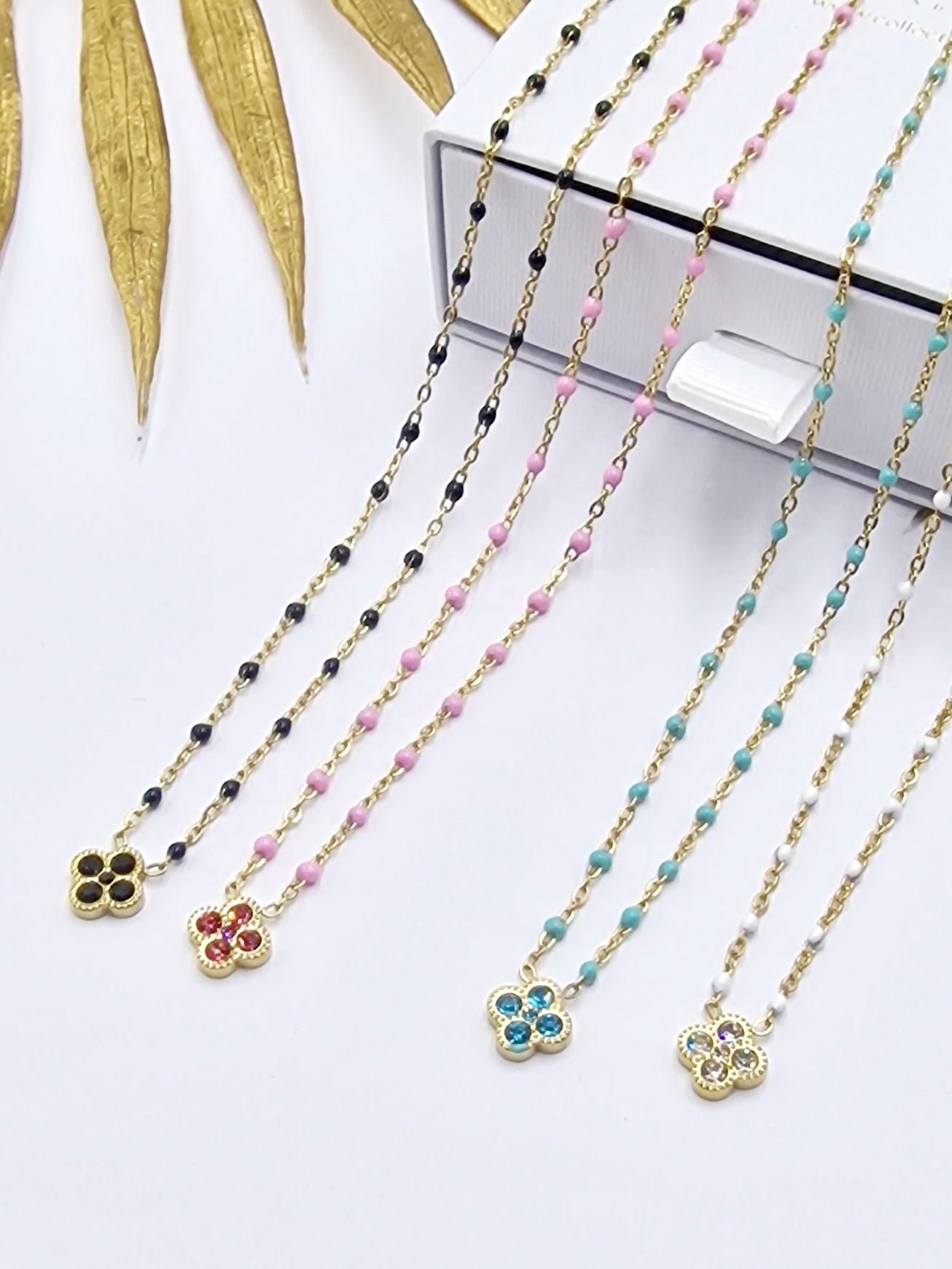 COLLIER KESSIA ACIER OR