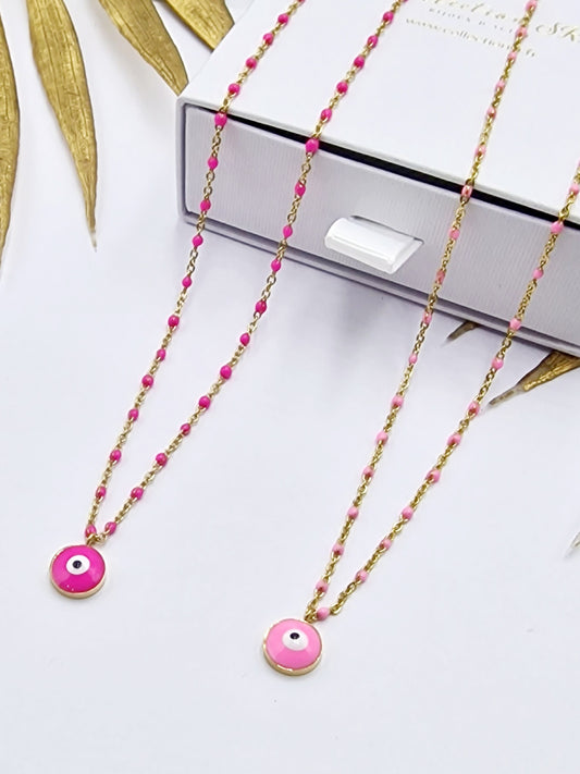 COLLIER TAMIA ACIER OR