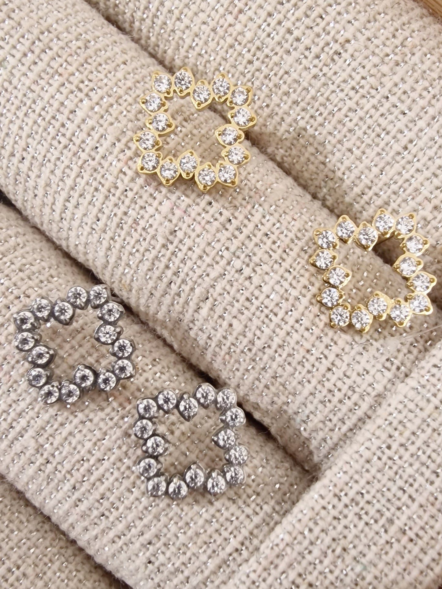 BOUCLES D'OREILLES LEONA ACIER