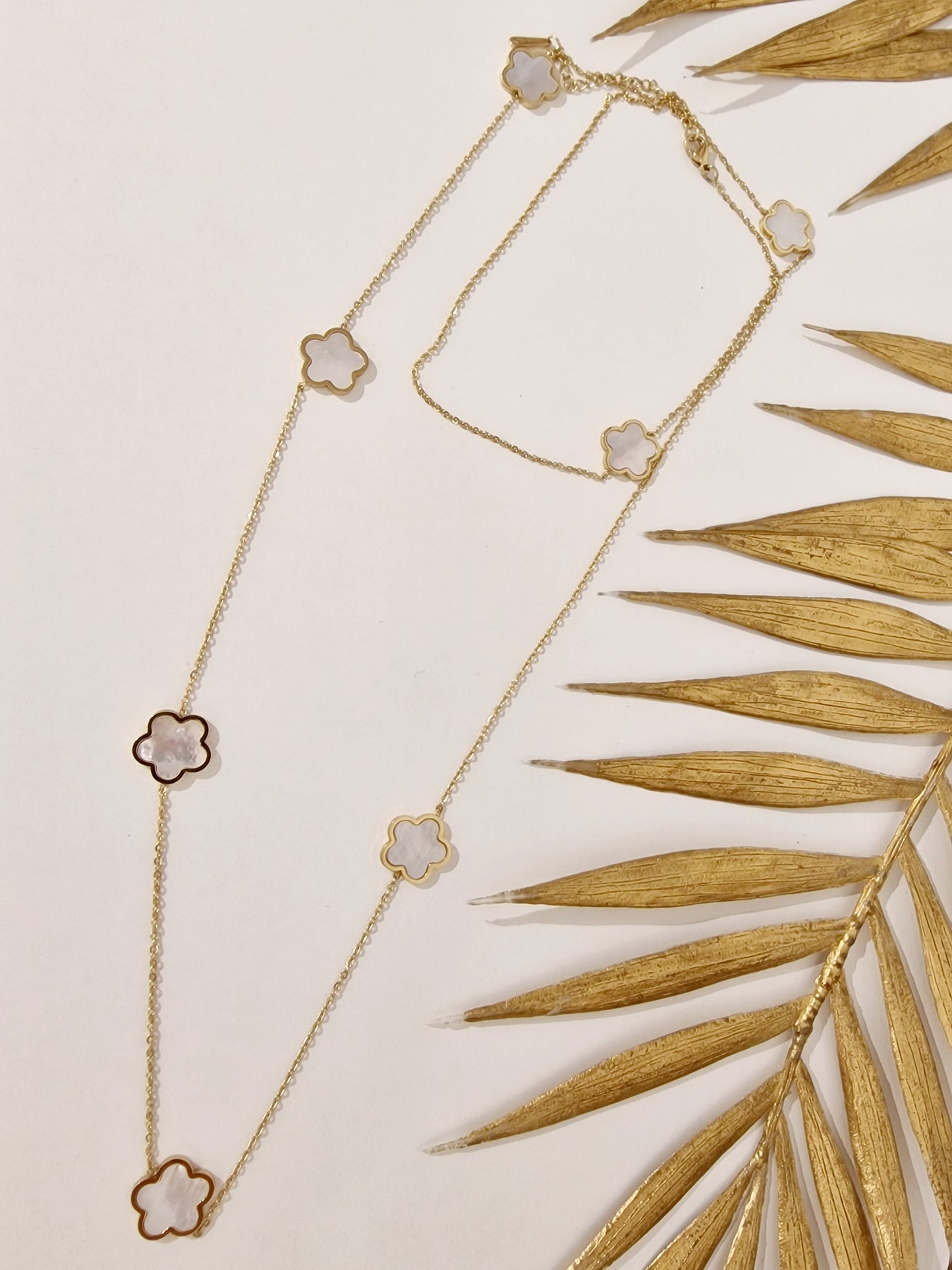 COLLIER SAUTOIR AMBROISE BLANC