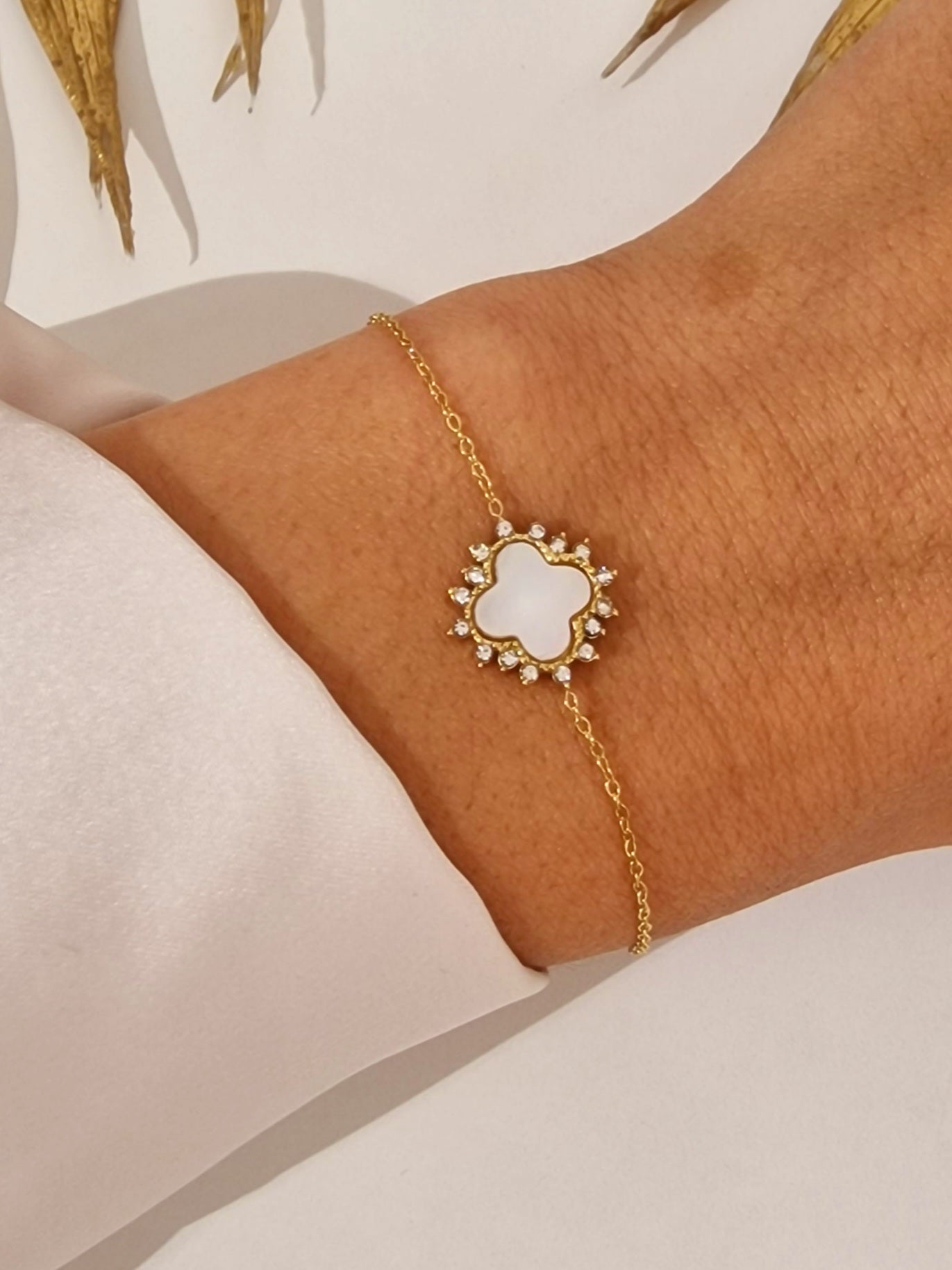 BRACELET XENA ACIER OR