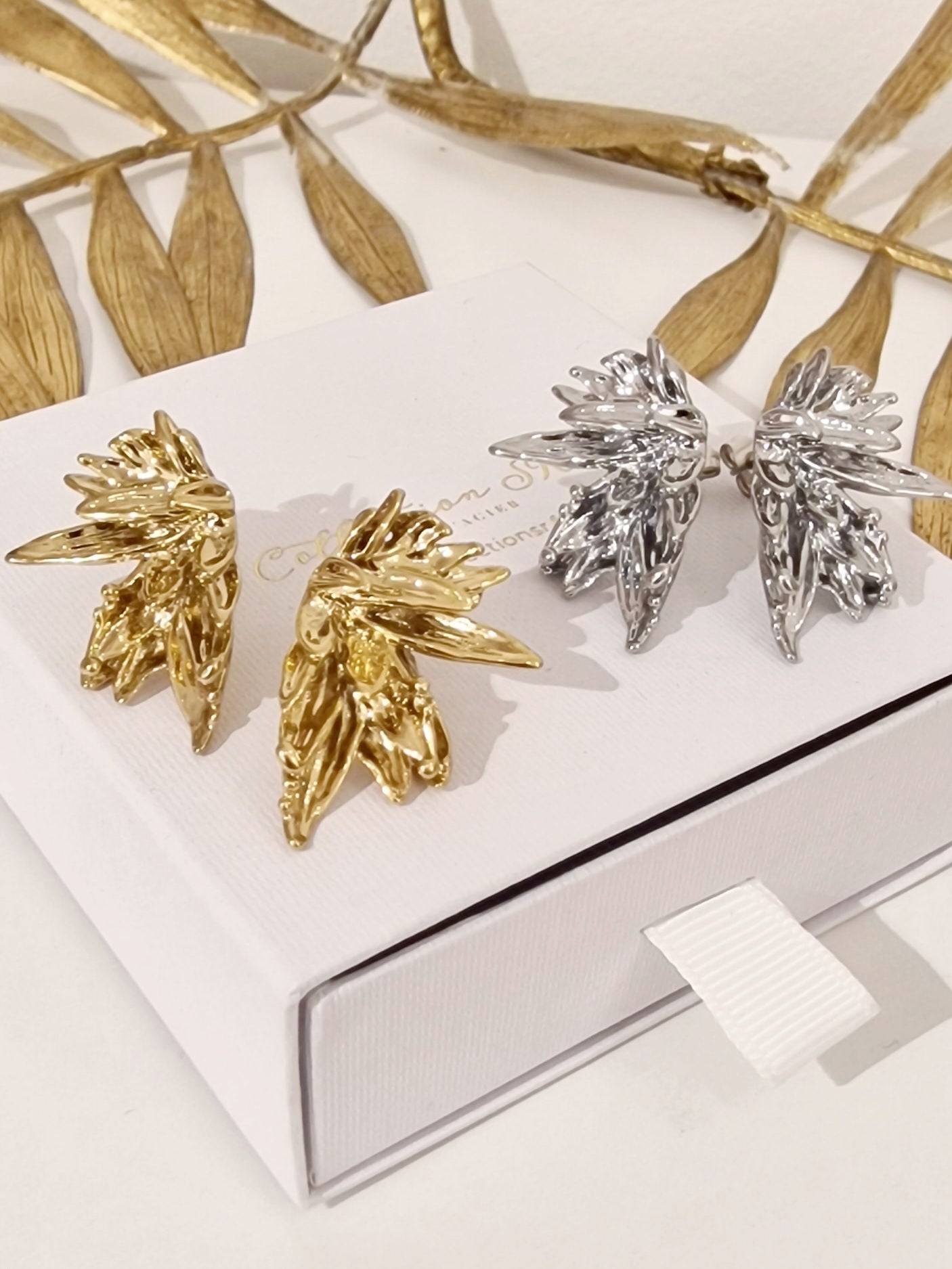BOUCLES D'OREILLES ELENOR ACIER