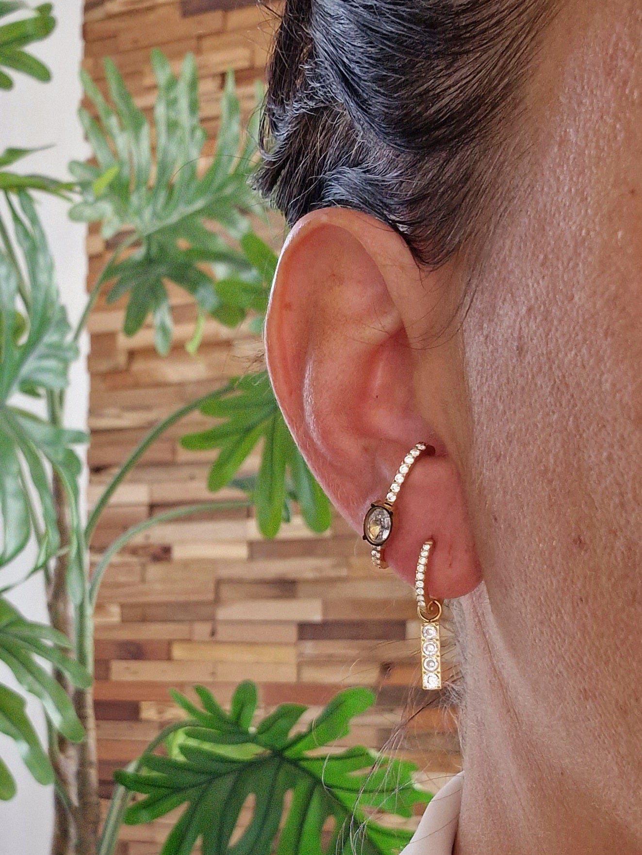 BOUCLES D'OREILLES MYLA ACIER