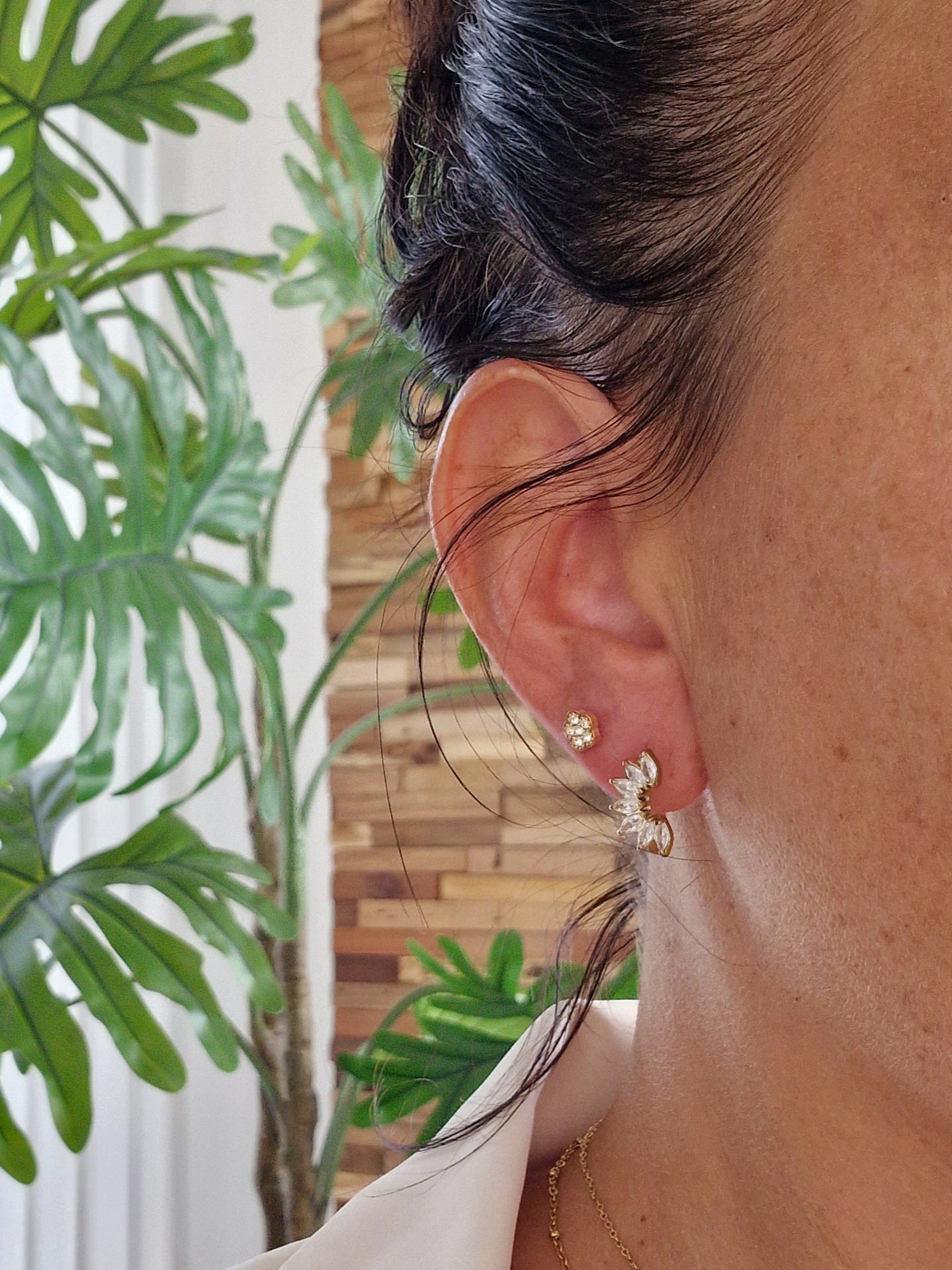 BOUCLES D'OREILLES FELICIA ACIER