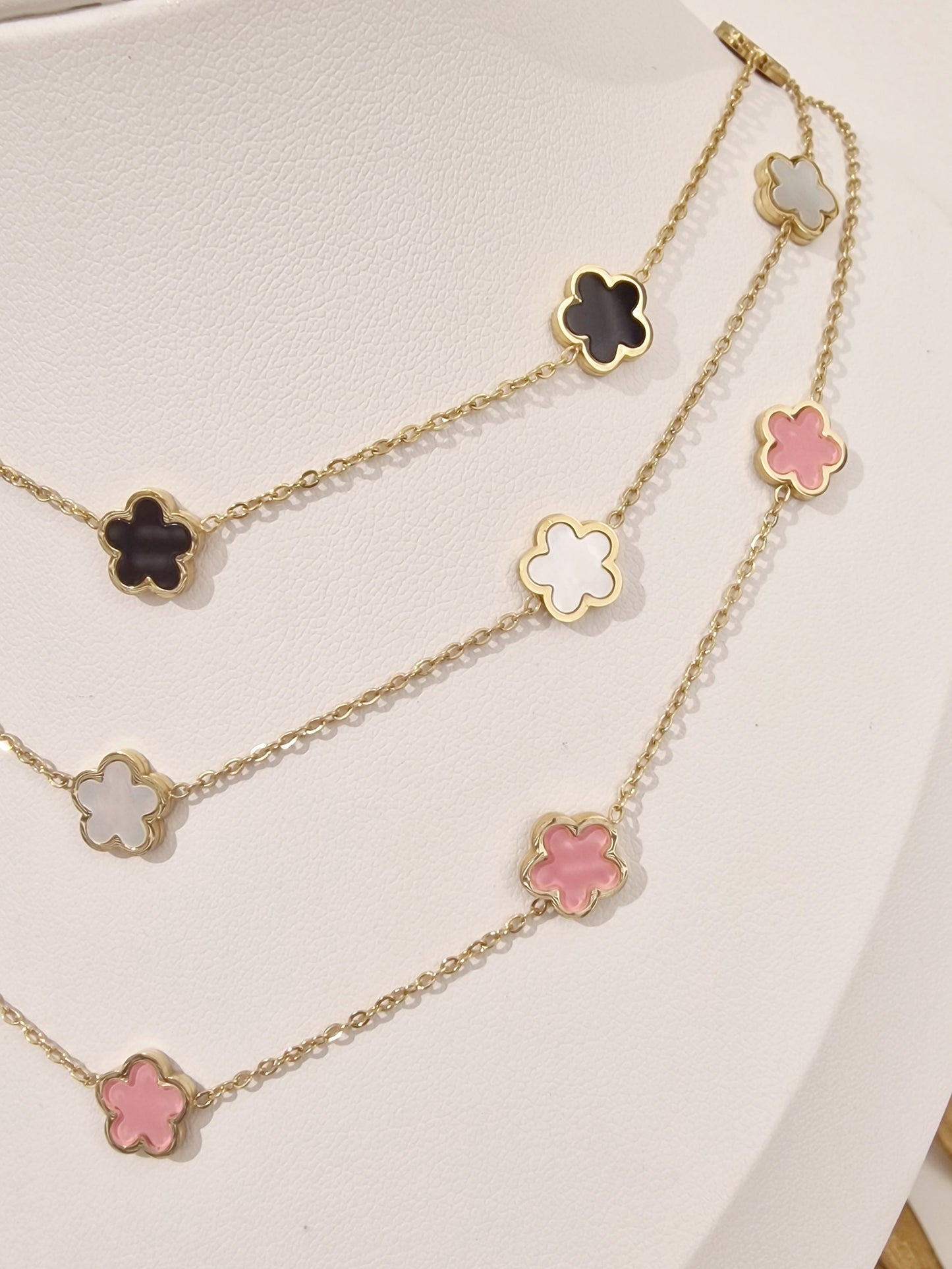 COLLIER MERVEILLE ACIER OR