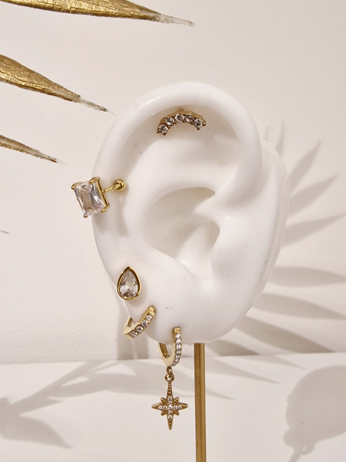 EARCUFF ACIER TISSIE