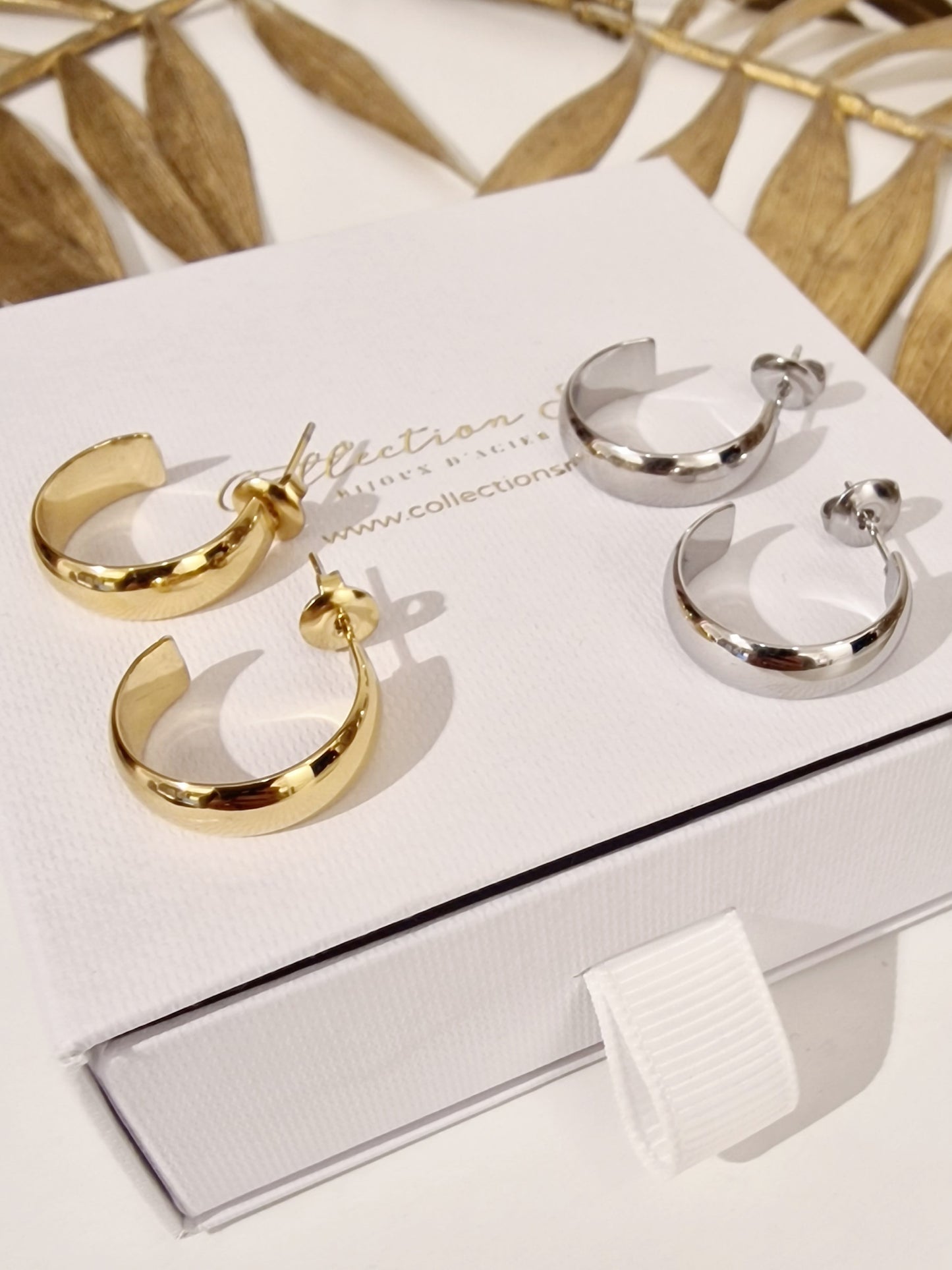 BOUCLES D'OREILLES JESI ACIER