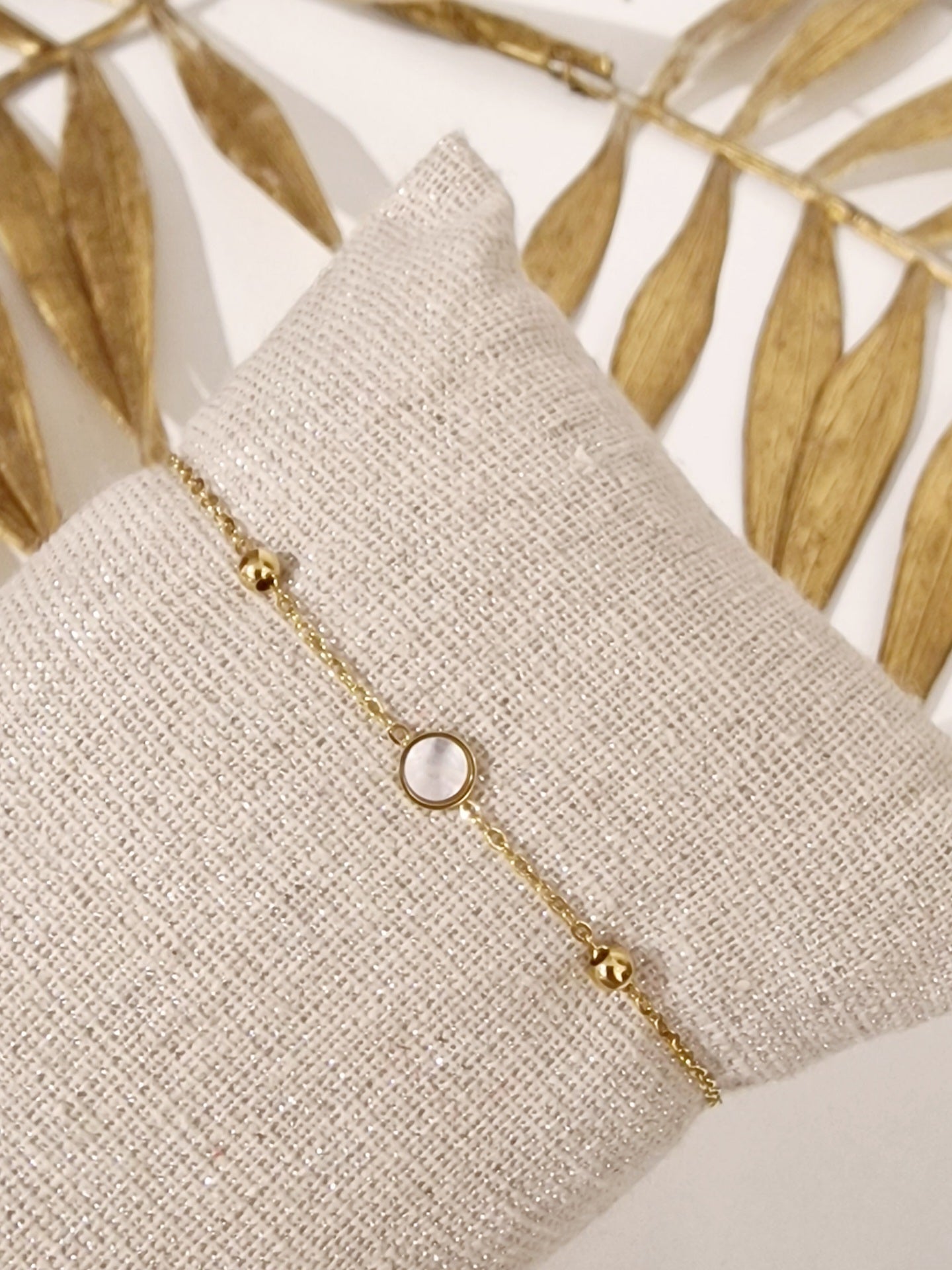 BRACELET LINSAY ACIER OR