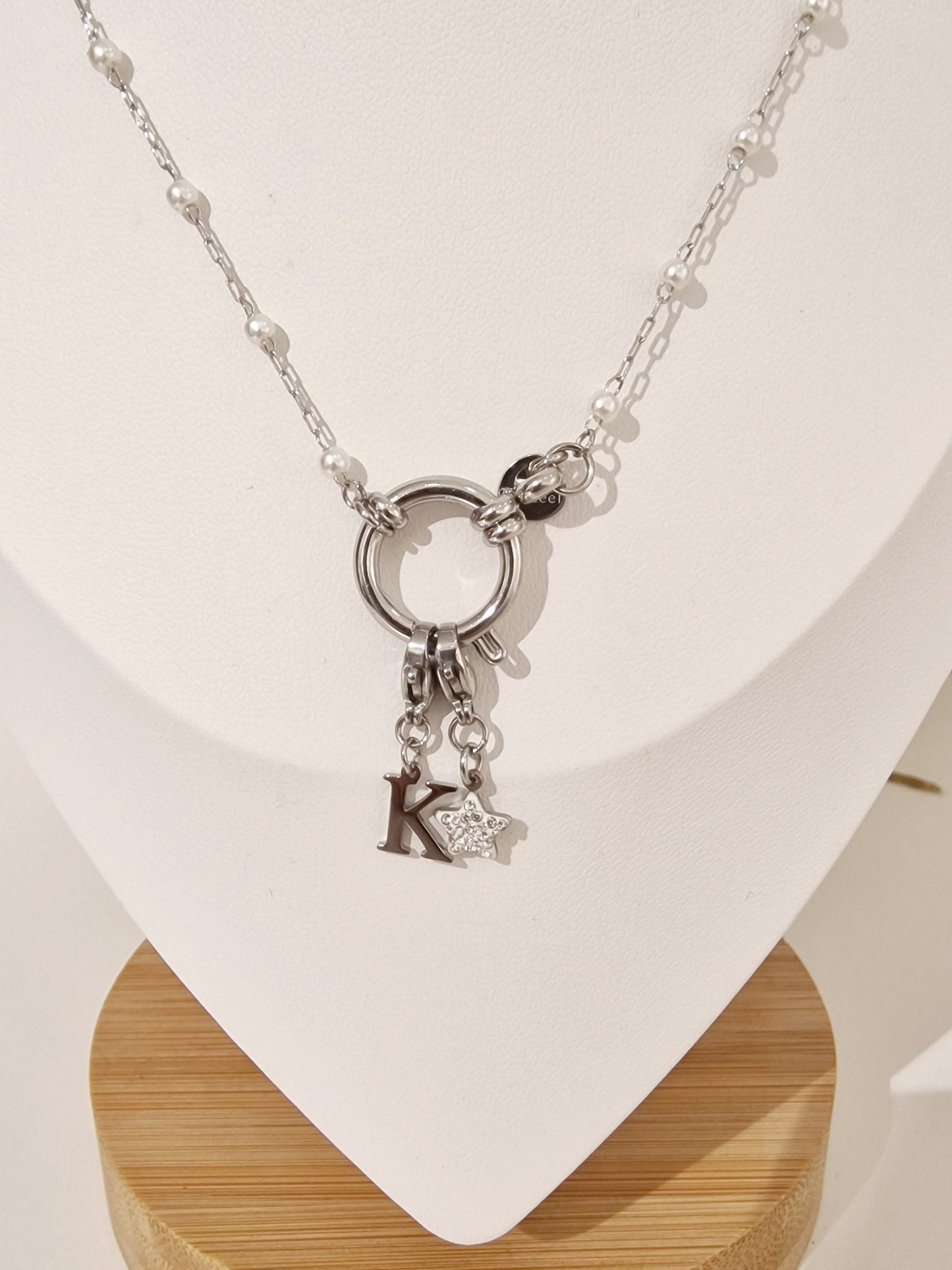 COLLIER TESS ACIER ARGENT