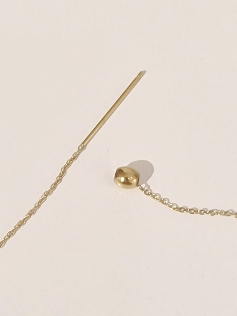 COLLIER CHARMEUSE ACIER OR