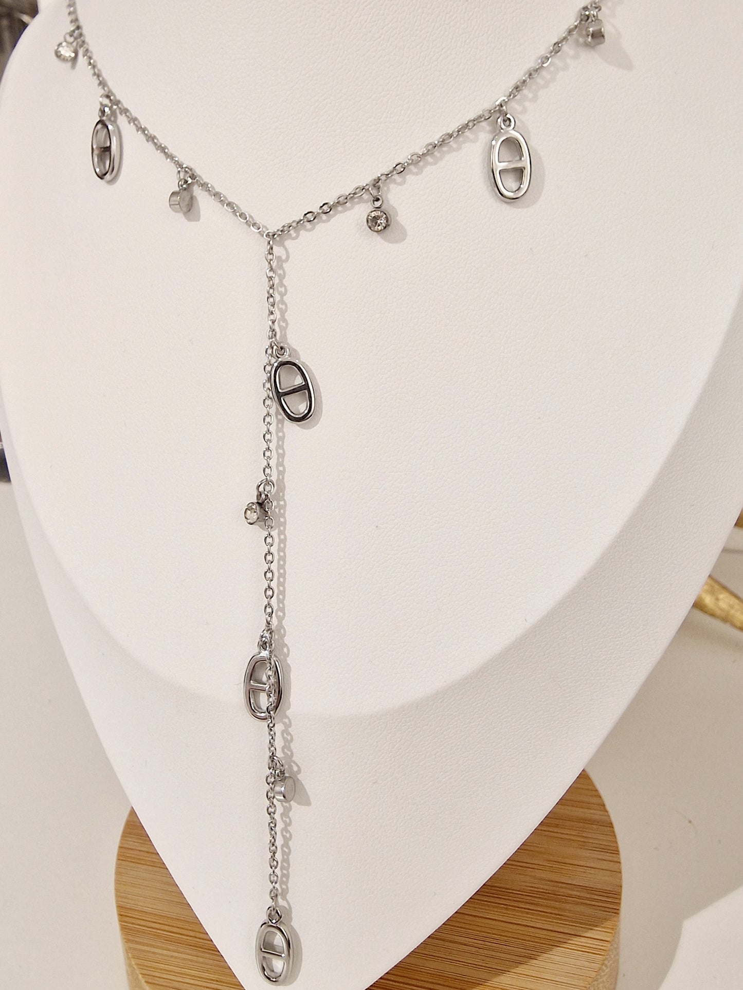COLLIER VAIANA ACIER ARGENT