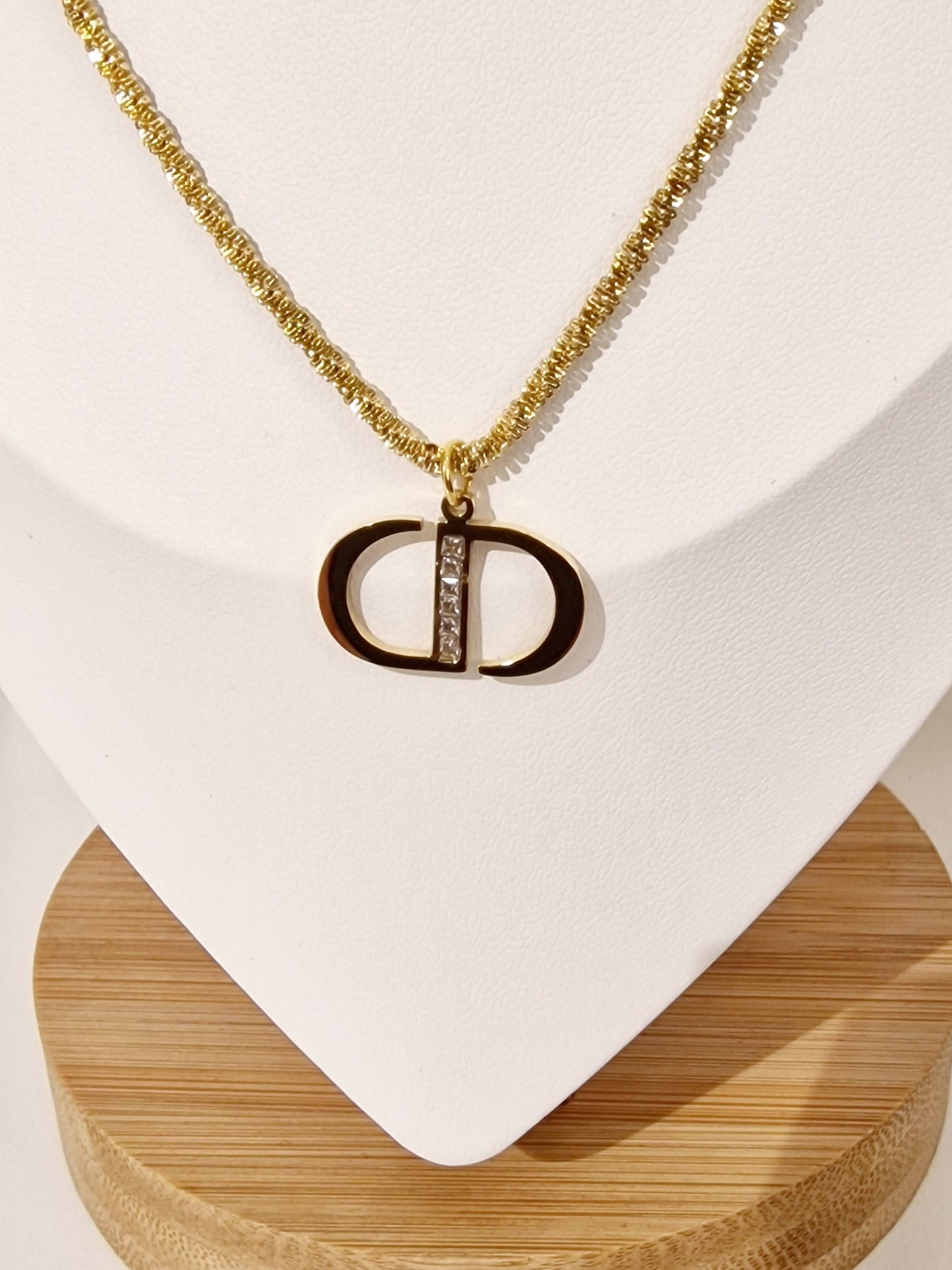 COLLIER URIEL ACIER OR