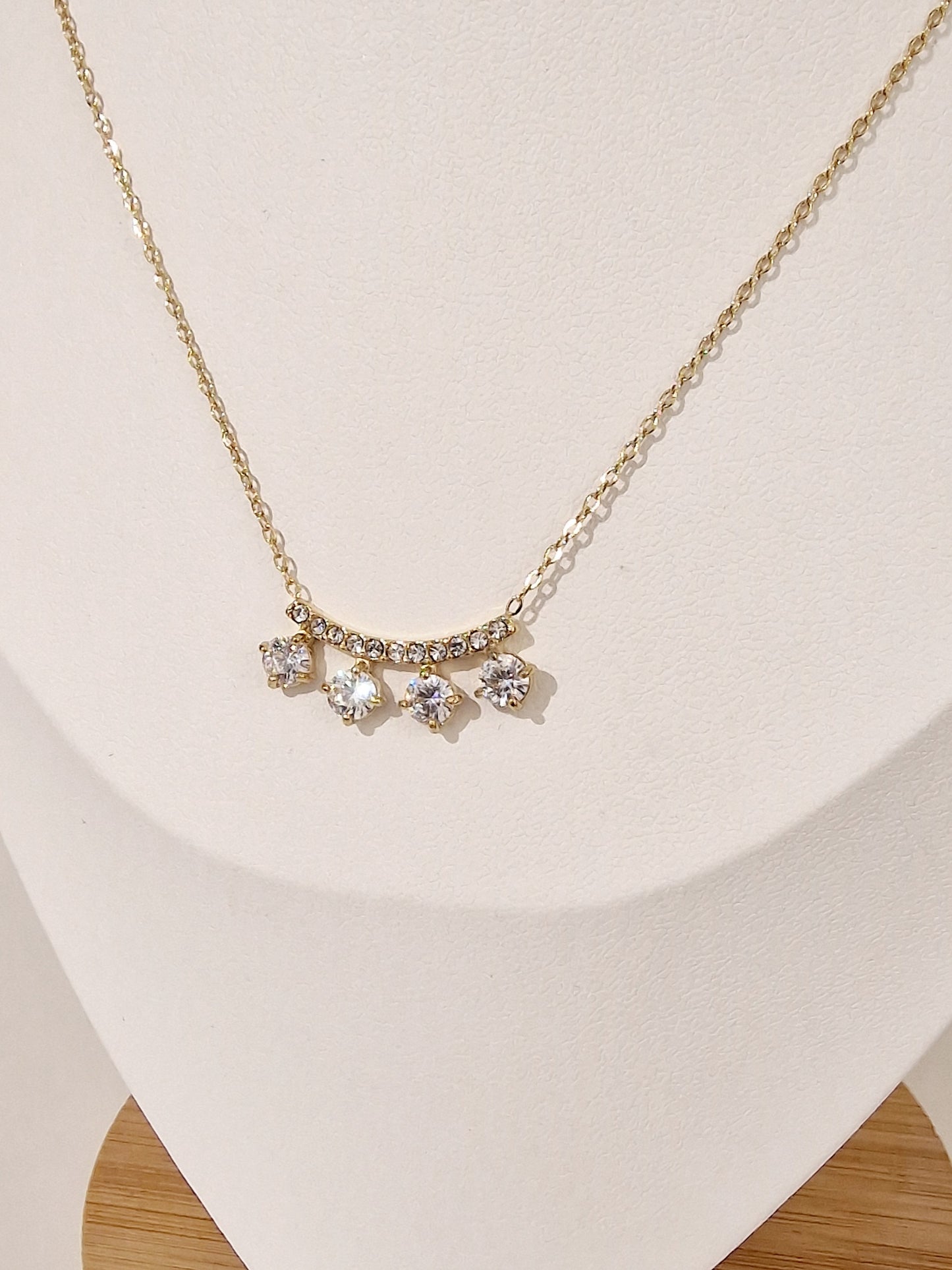 COLLIER KIARA ACIER OR