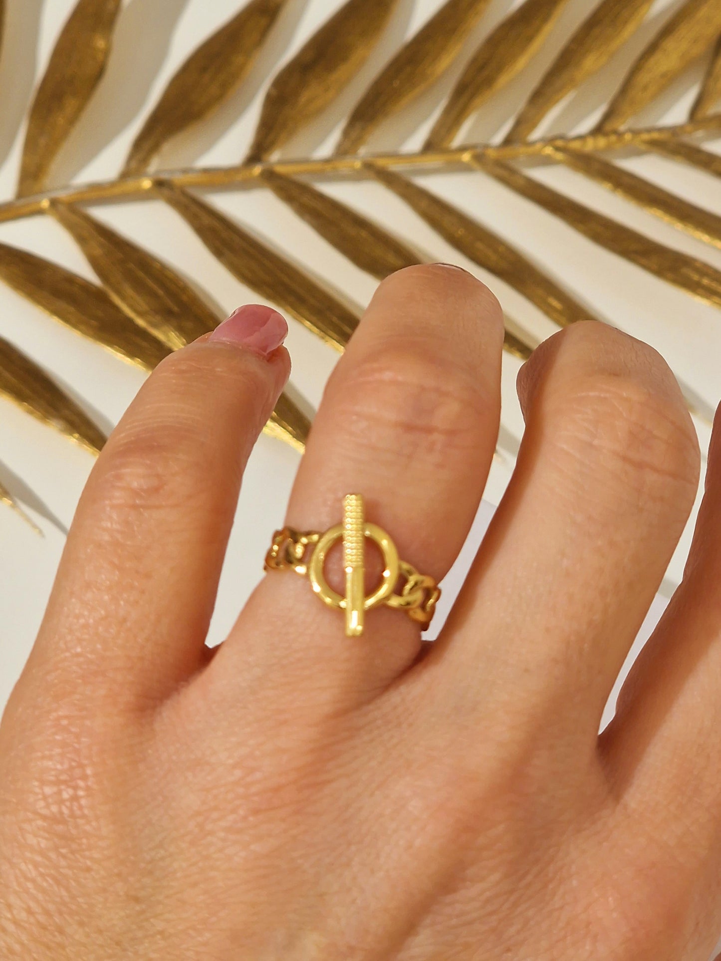 BAGUE SHAHEENA ACIER