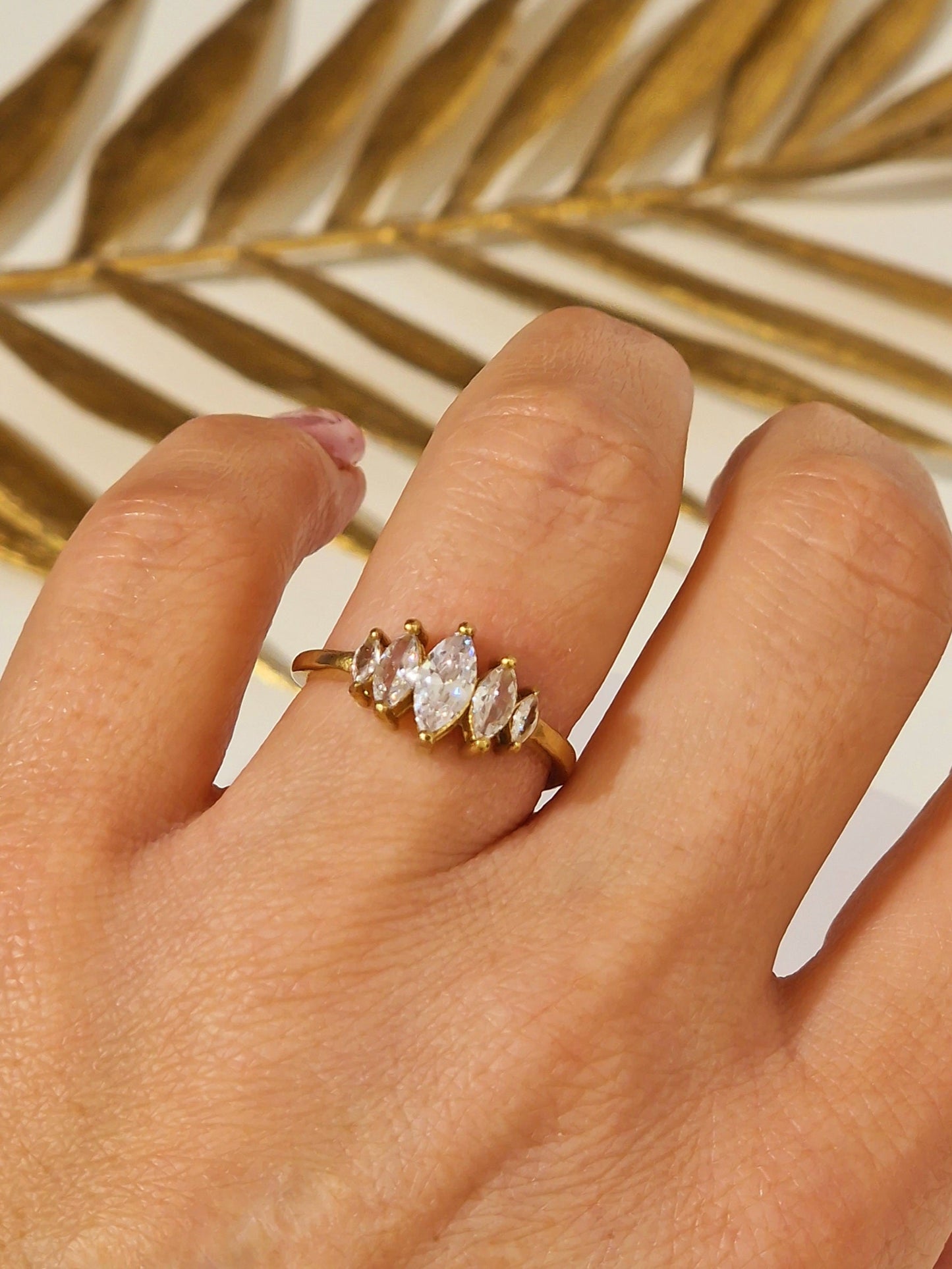 BAGUE NEILA ACIER