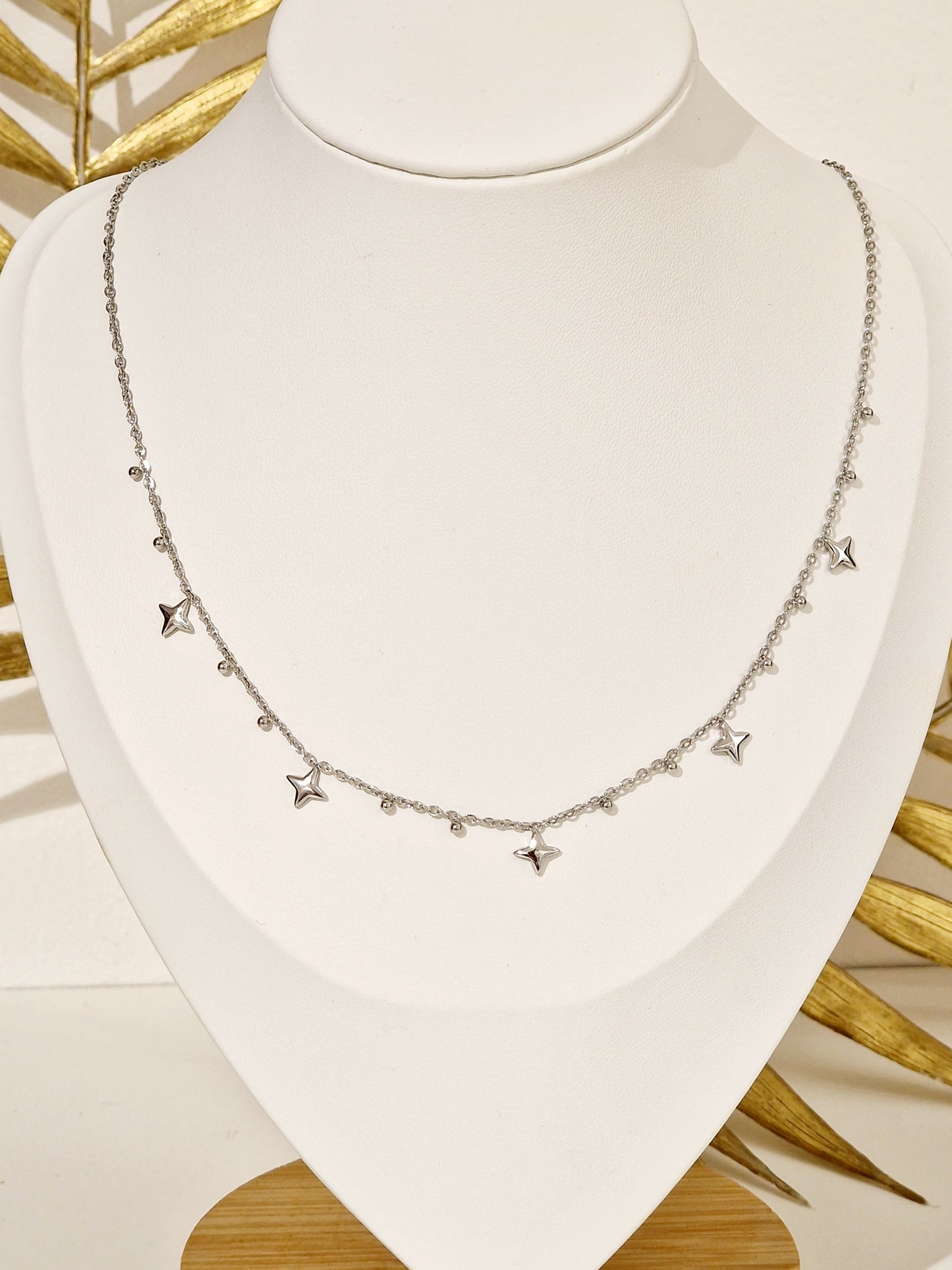 COLLIER MANOA ACIER ARGENT