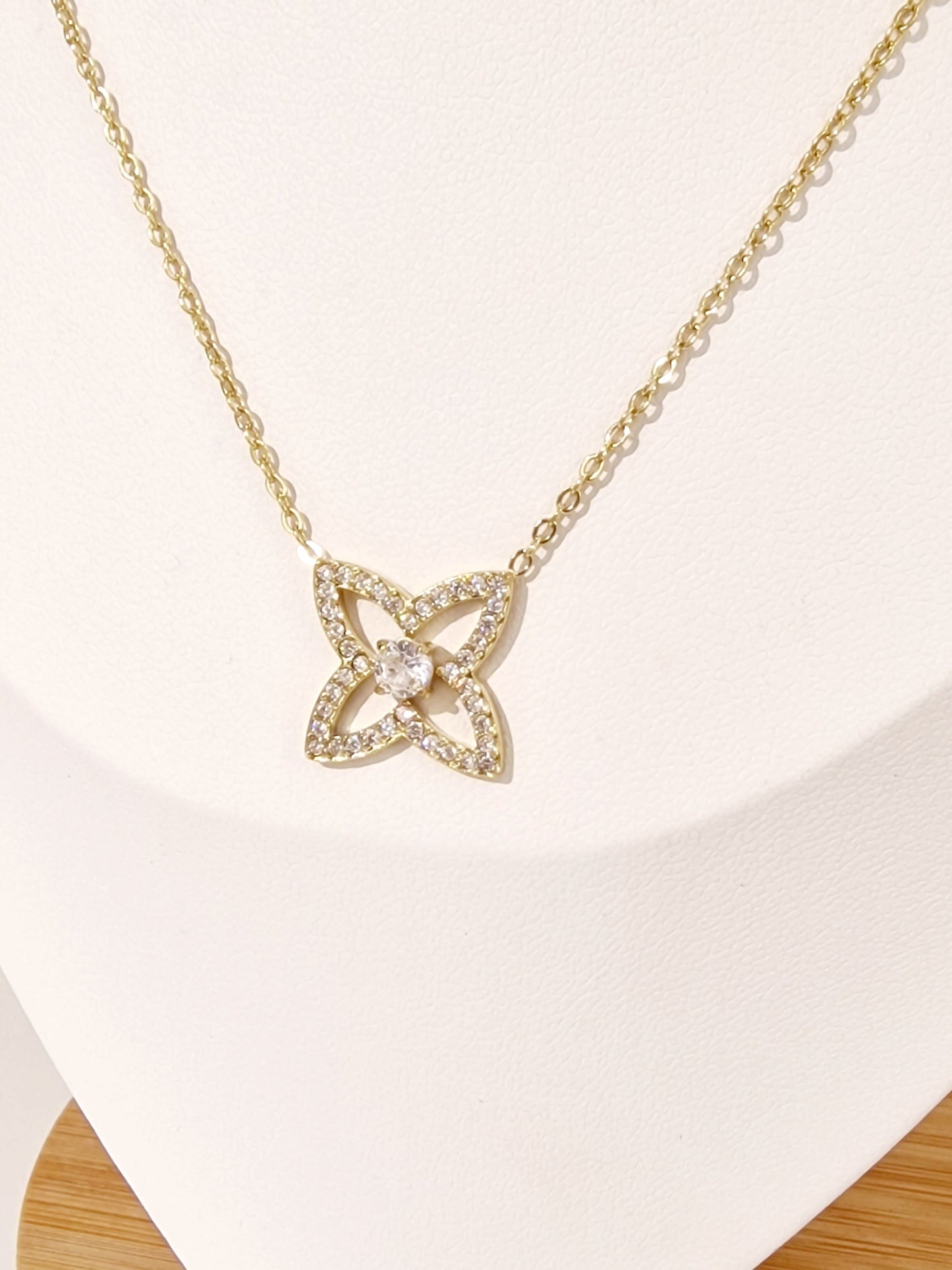 COLLIER ALIANA ACIER OR