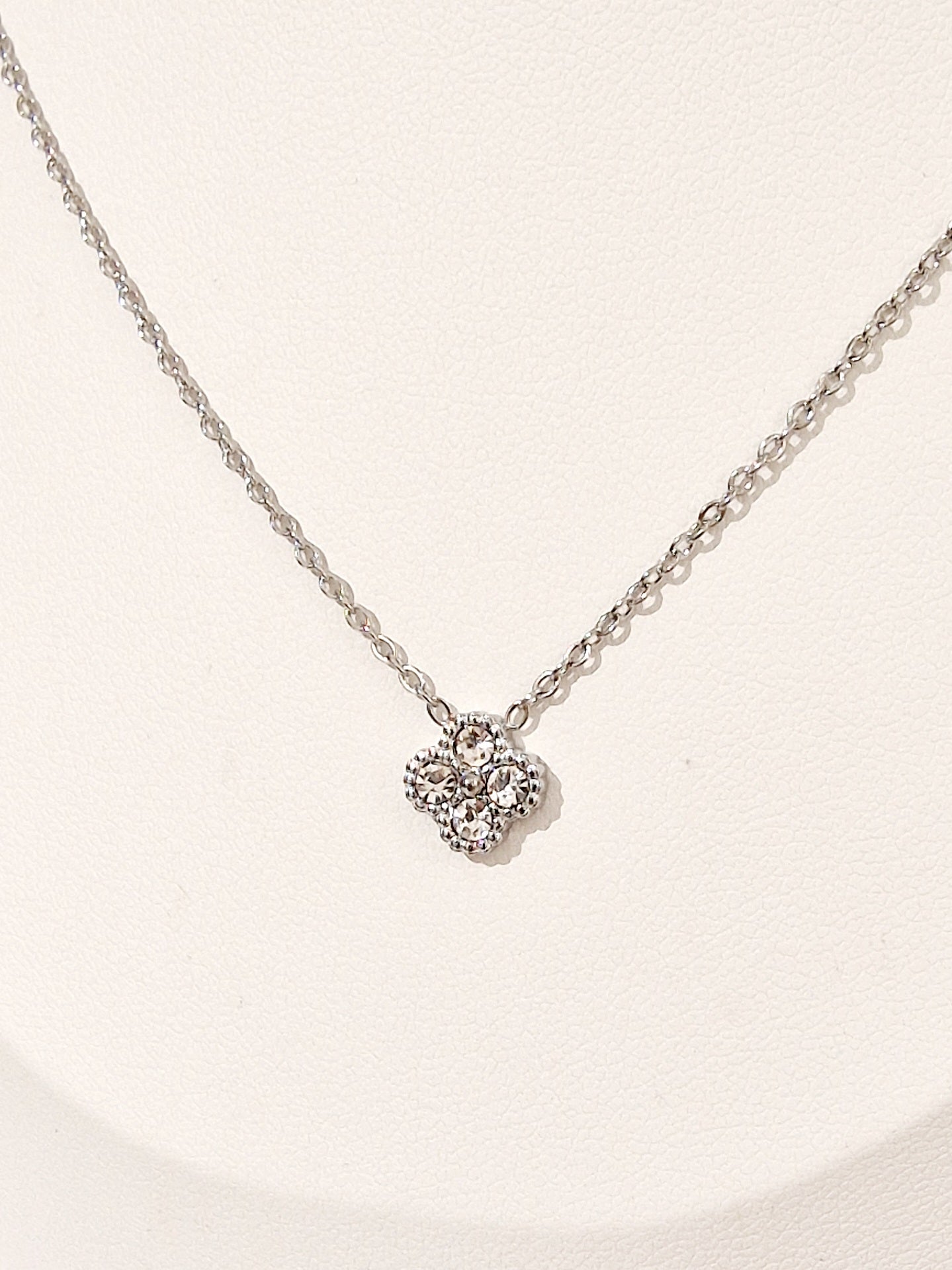 COLLIER ABELINE ACIER ARGENT
