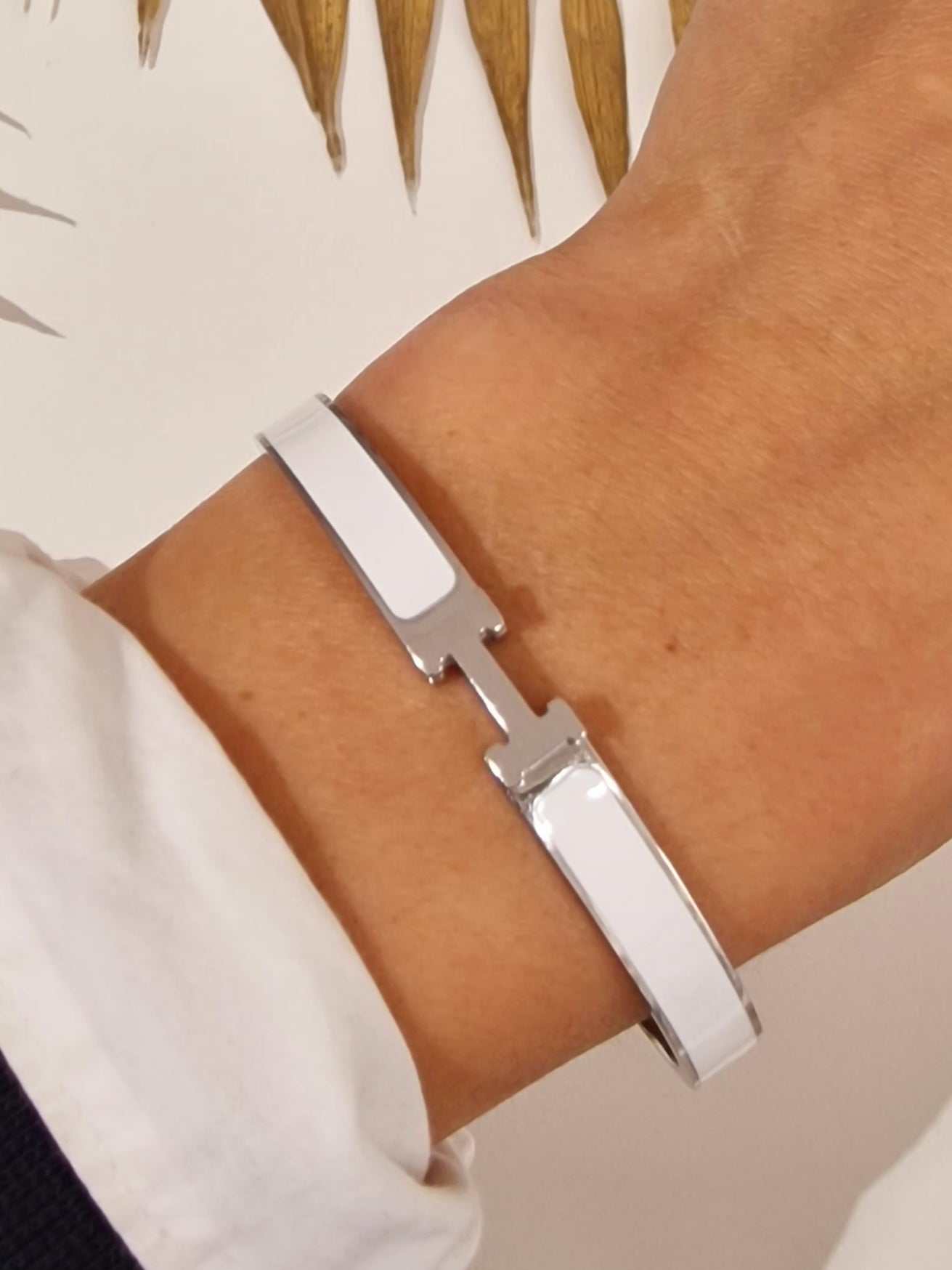 JONC LINOA ACIER ARGENT