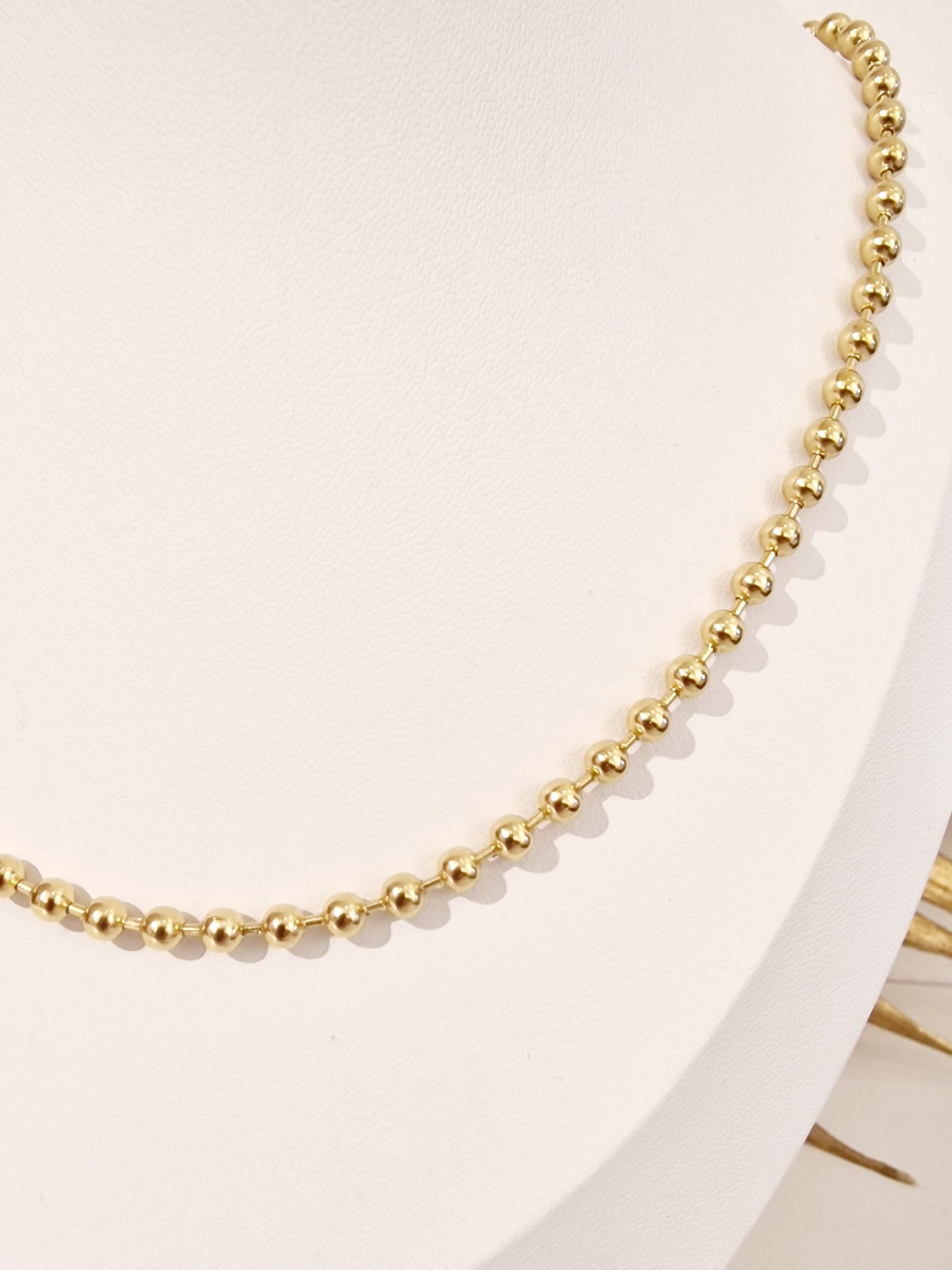 COLLIER CAPRI ACIER OR