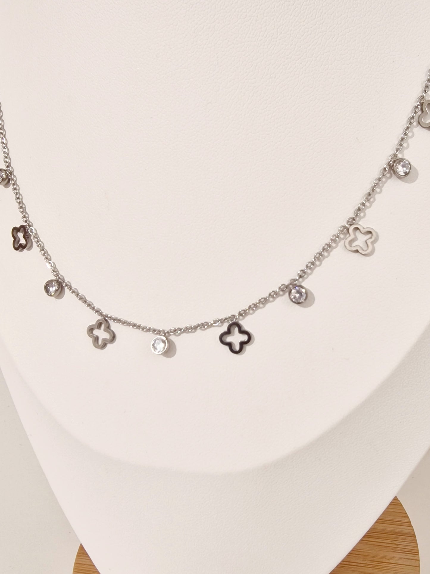 COLLIER LOVANA ACIER ARGENT