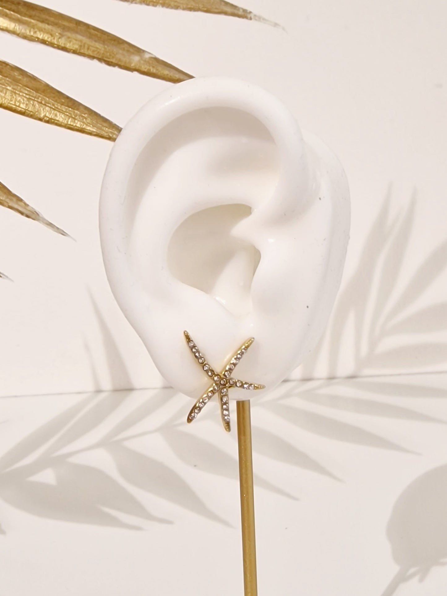 BOUCLES D'OREILLES KEIRA ACIER OR