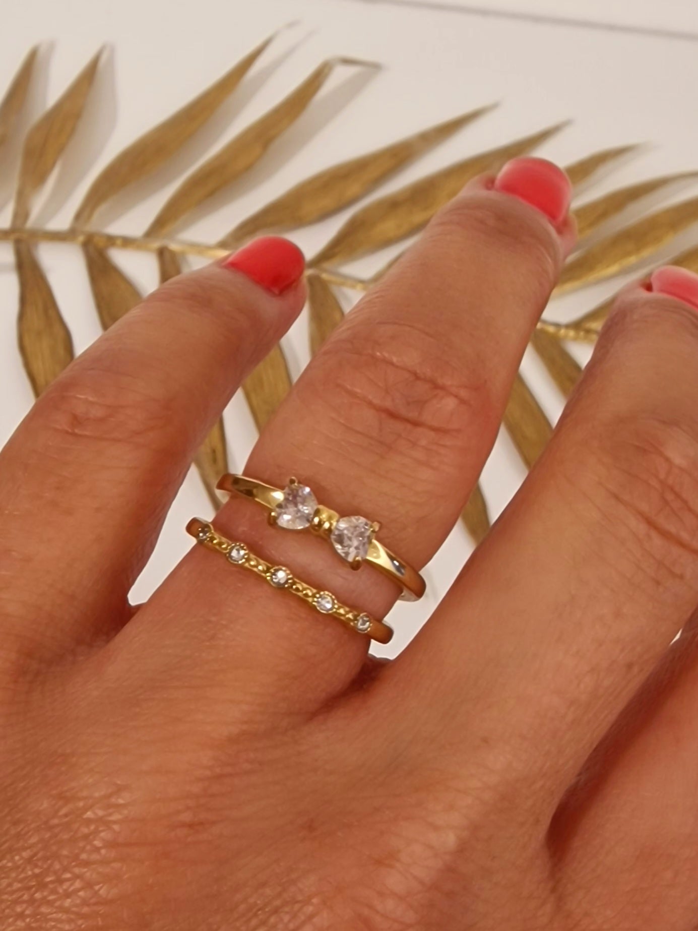 BAGUE LILA ACIER
