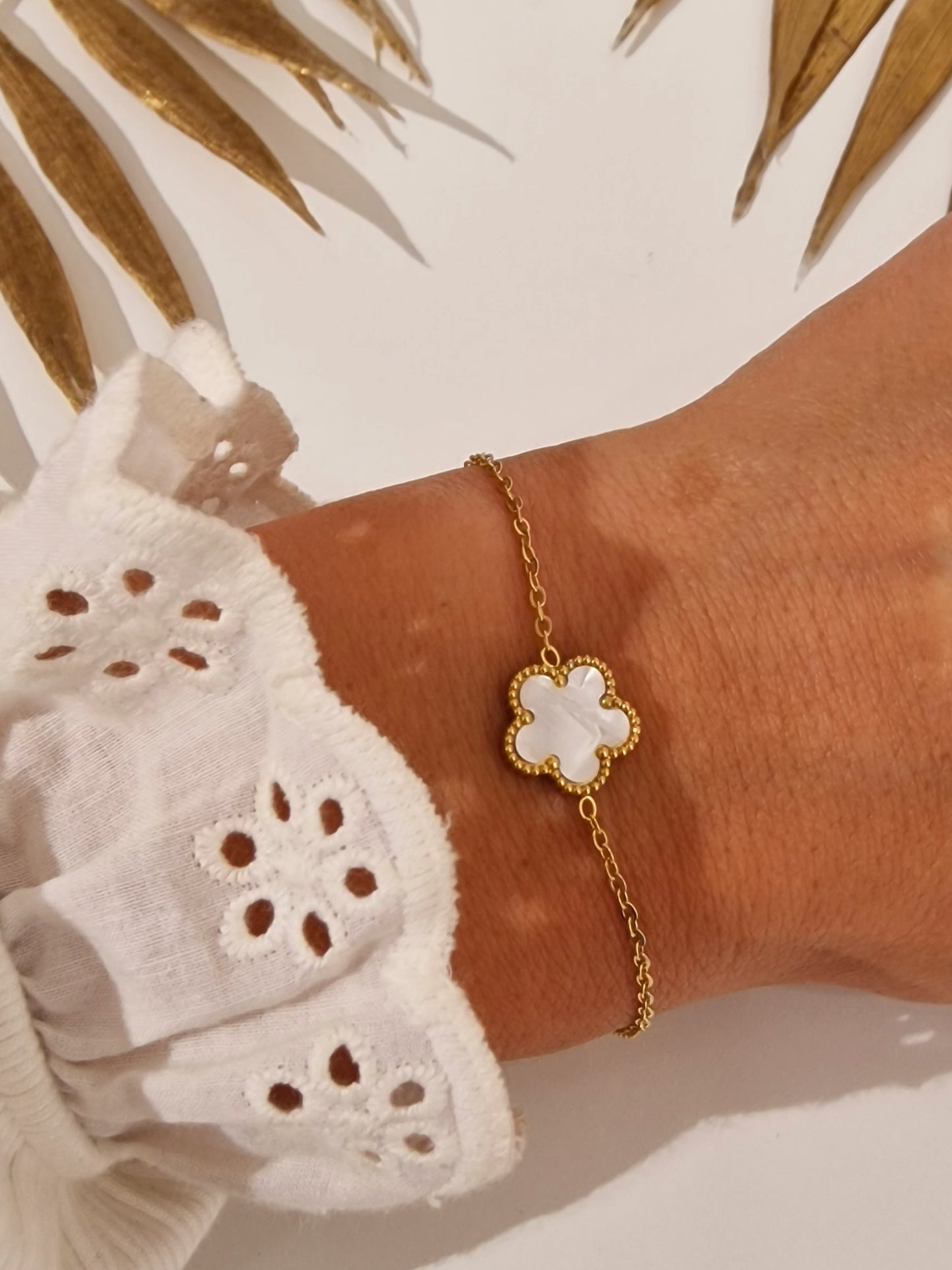 BRACELET ADEL ACIER OR