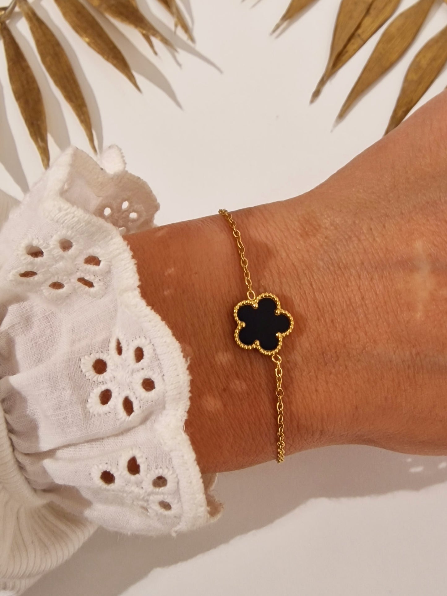BRACELET ADEL ACIER OR