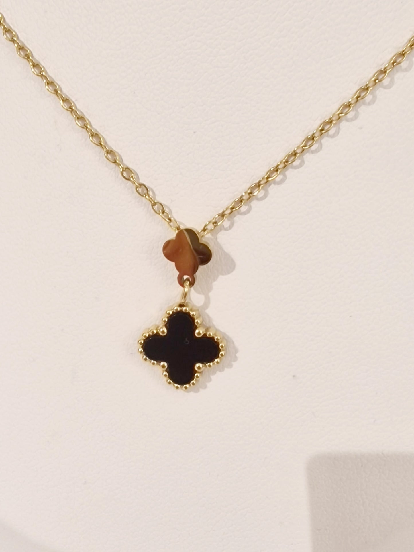 COLLIER LEXIANE ACIER OR
