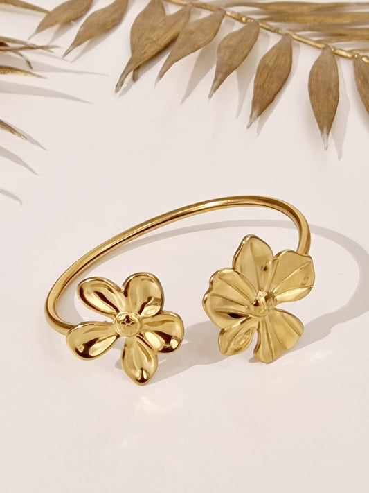 JONC ARIANE ACIER OR