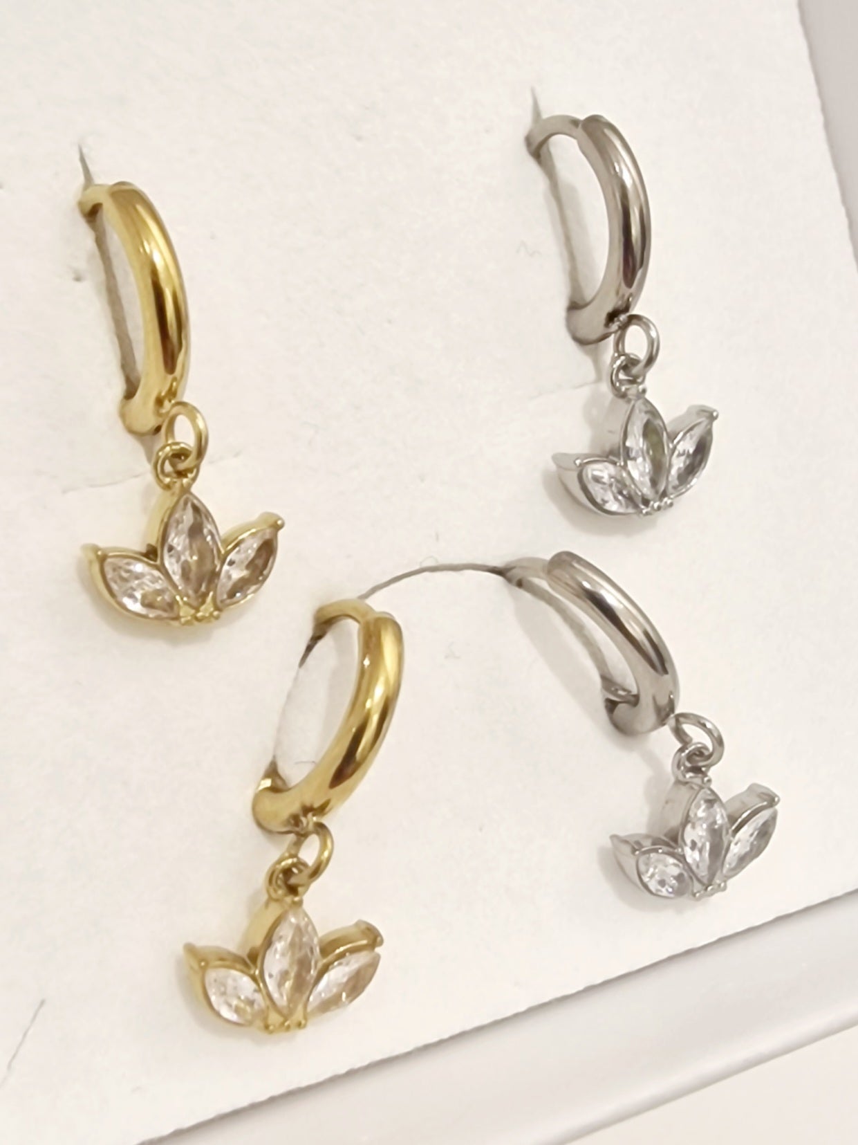 BOUCLES D'OREILLES TSANNA ACIER