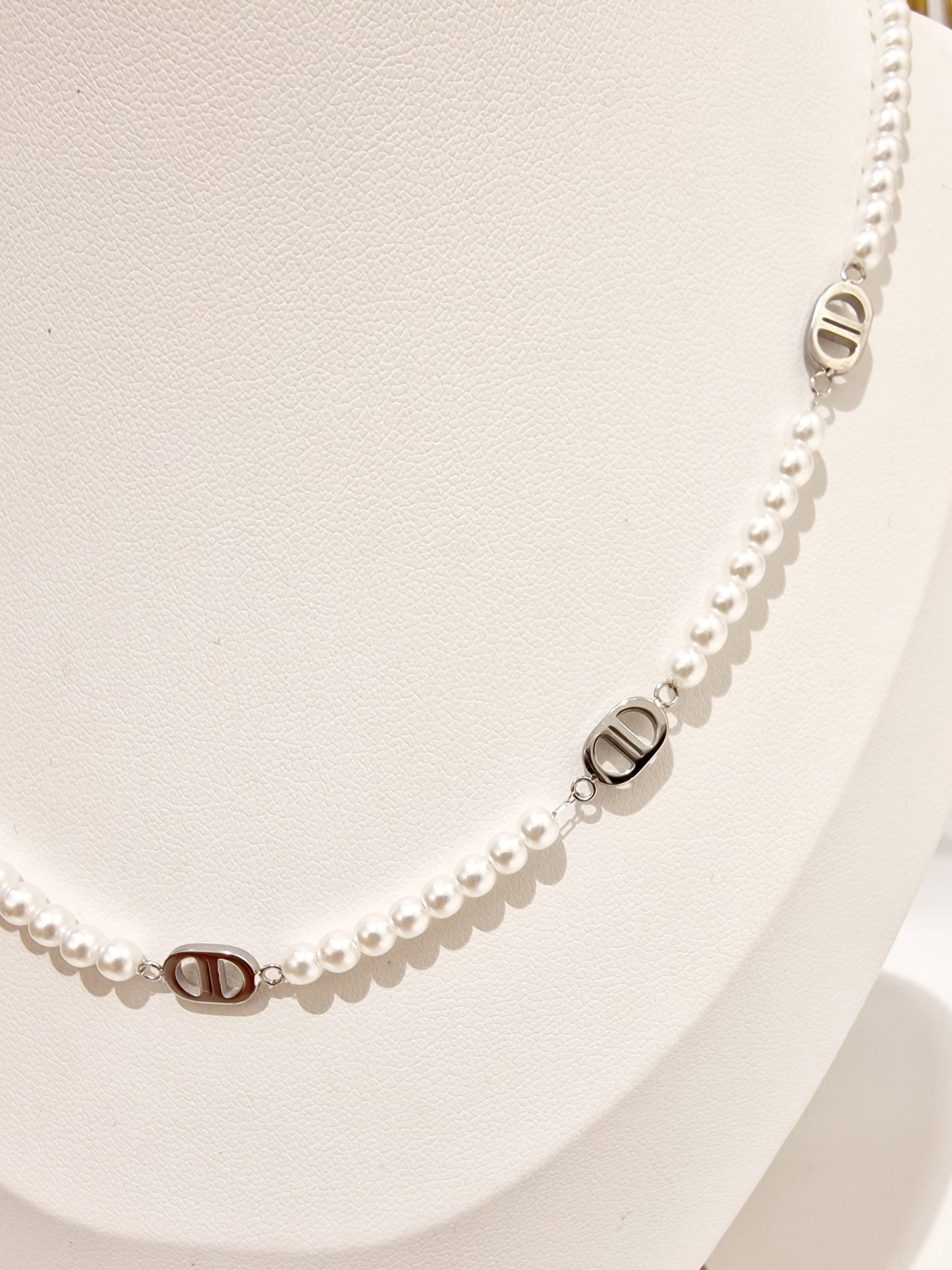 COLLIER VALENTINE ACIER ARGENTÉ