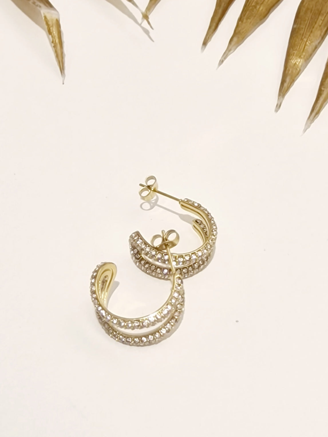 BOUCLES D'OREILLES VALENTINA ACIER