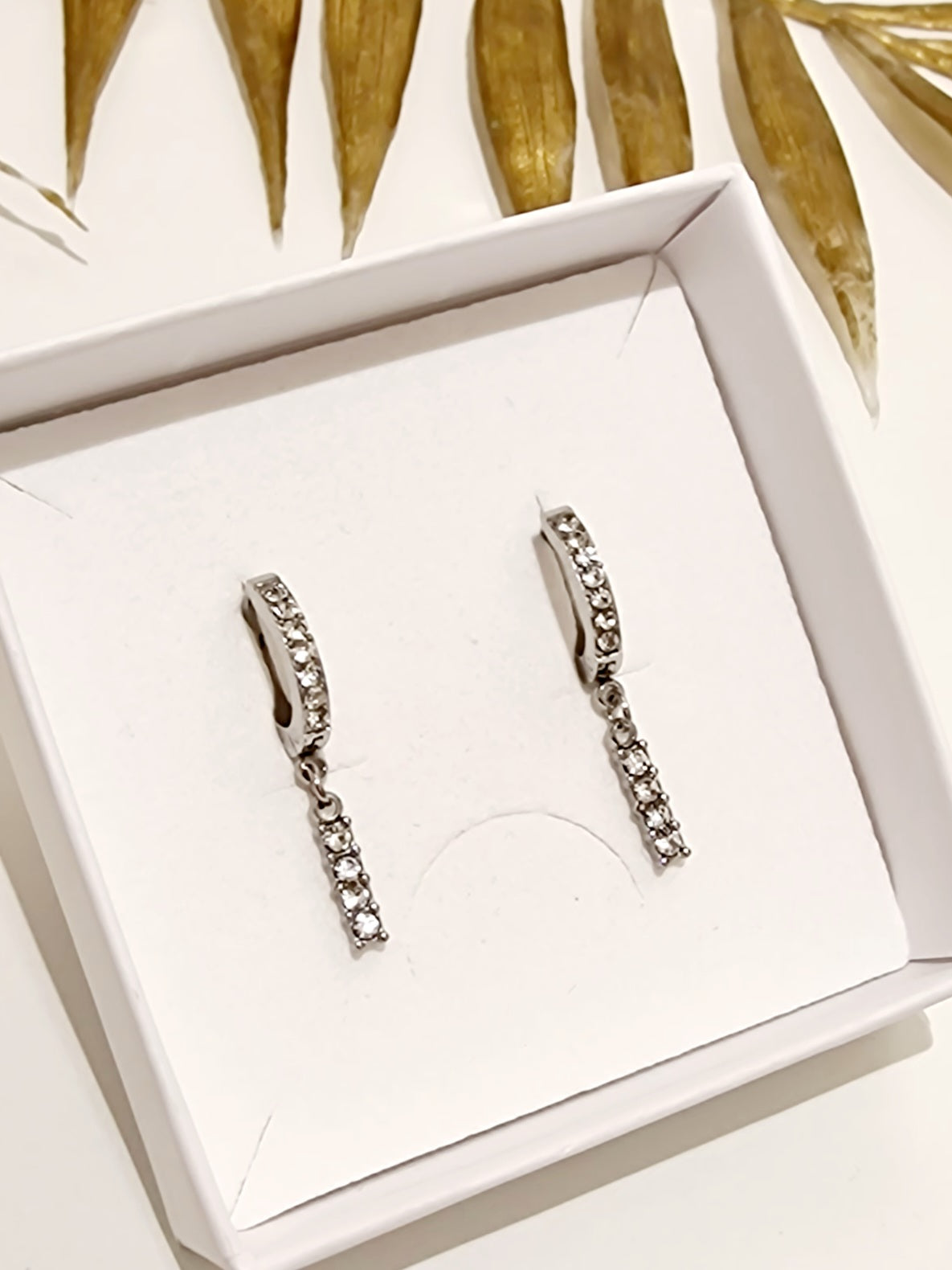 BOUCLES D'OREILLES SABINE ACIER