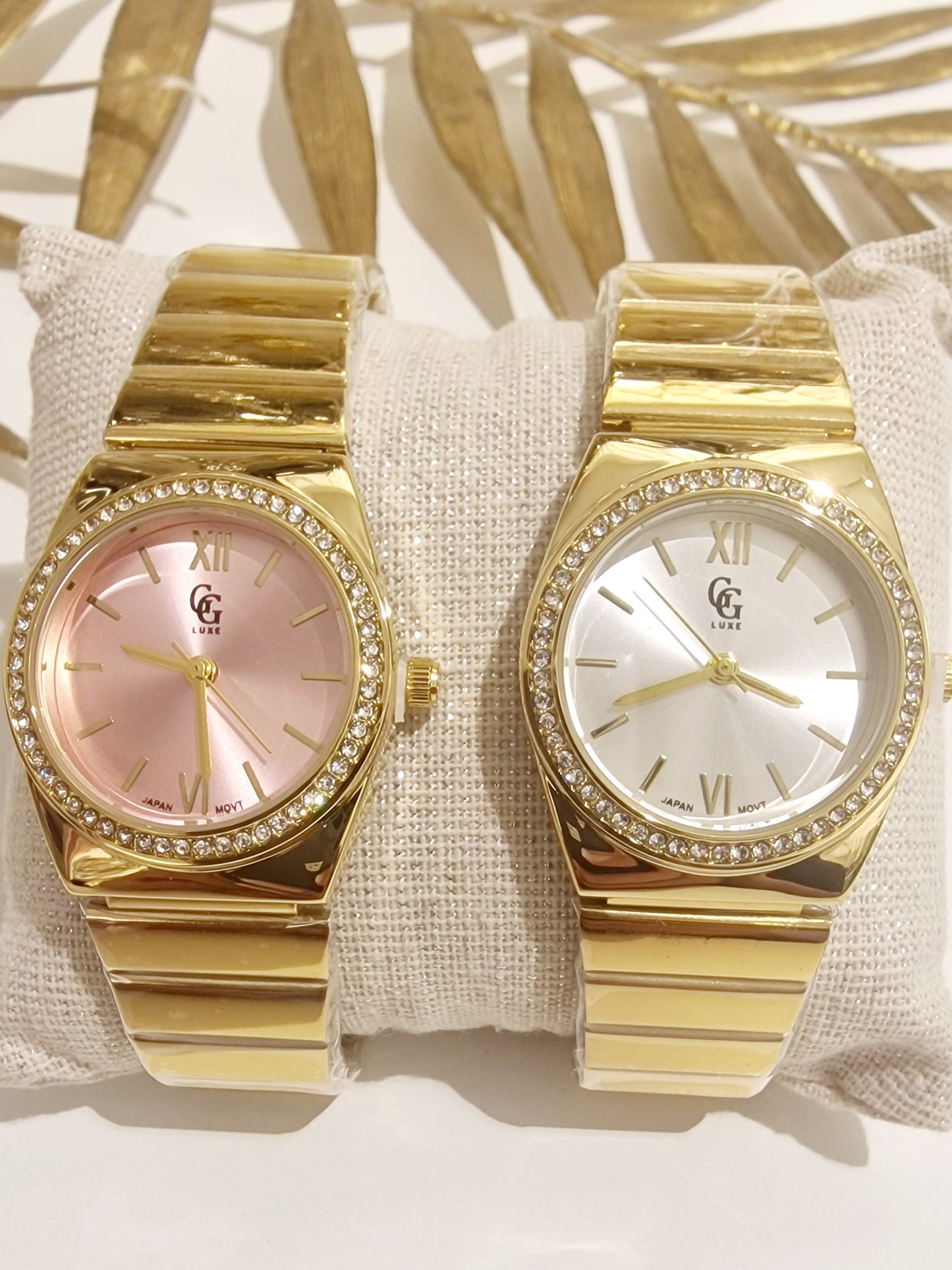 MONTRE TILYA ACIER OR