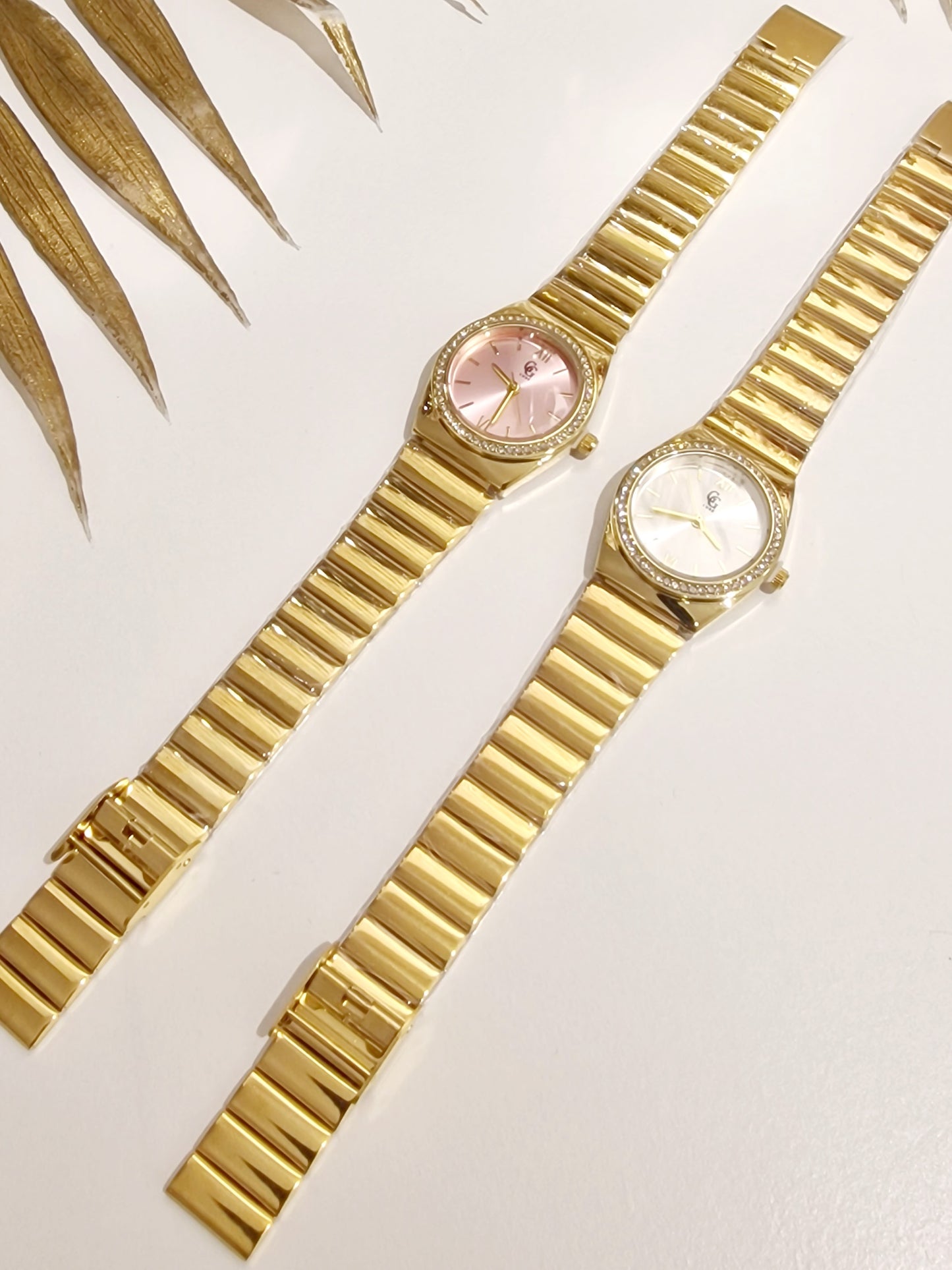 MONTRE TILYA ACIER OR