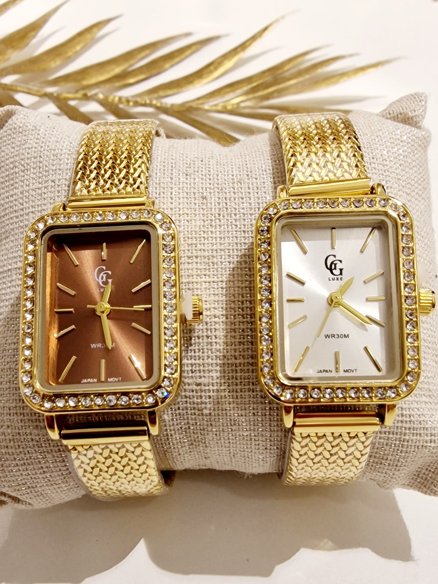MONTRE FANNY ACIER OR