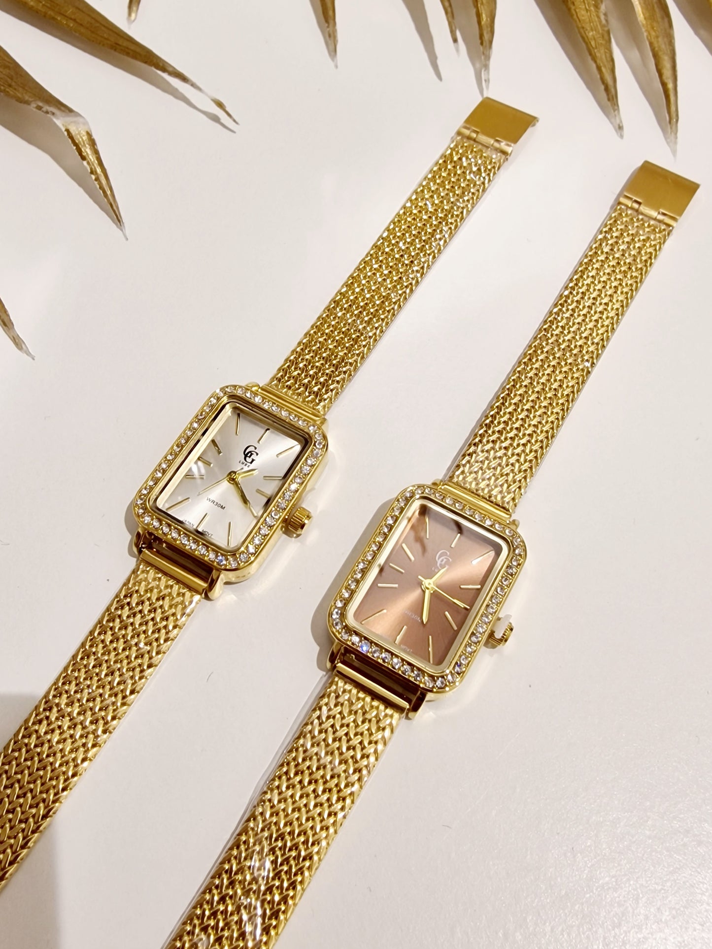 MONTRE FANNY ACIER OR