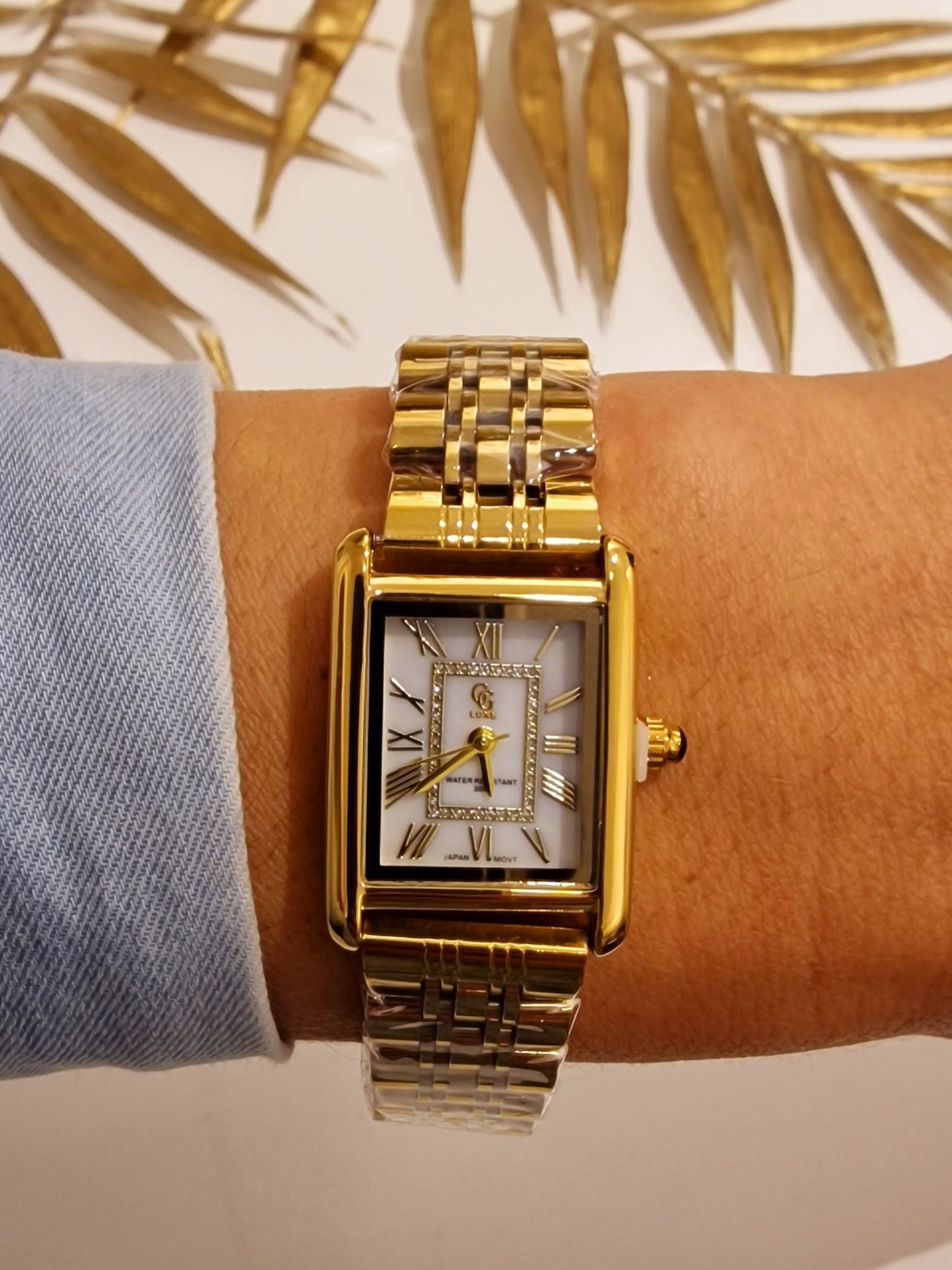 MONTRE LORIE ACIER OR
